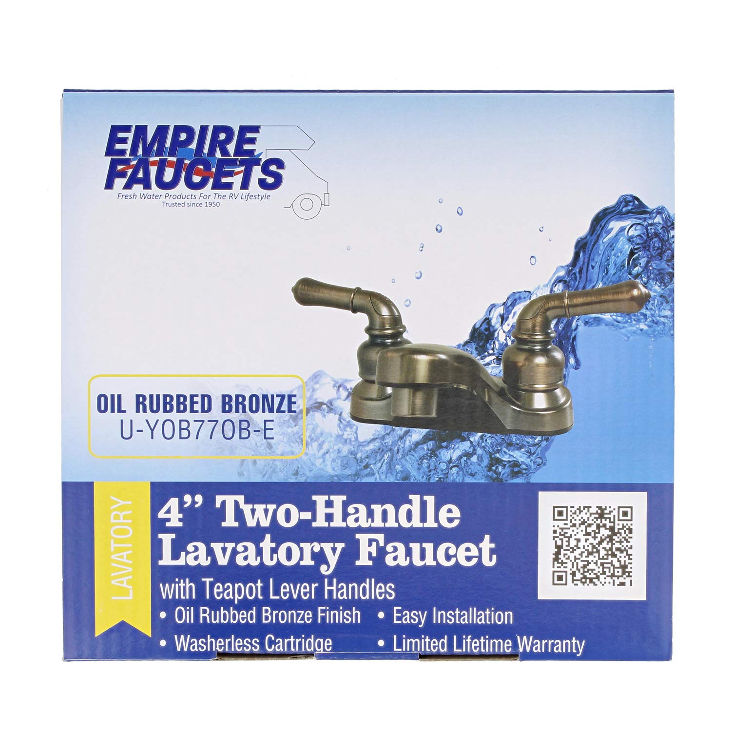 Faucet Empire Brass U-YNN77N, Oil Rubbed Bronze
