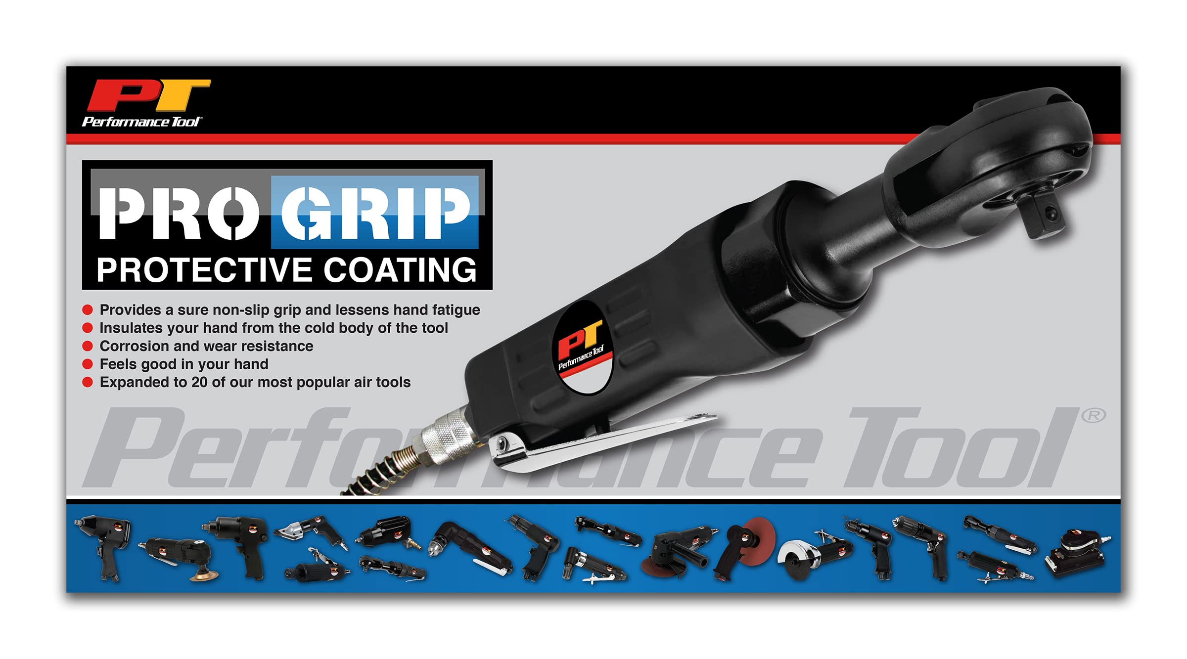 M550DB Performance Tool Air Hammer With 4 Chisels