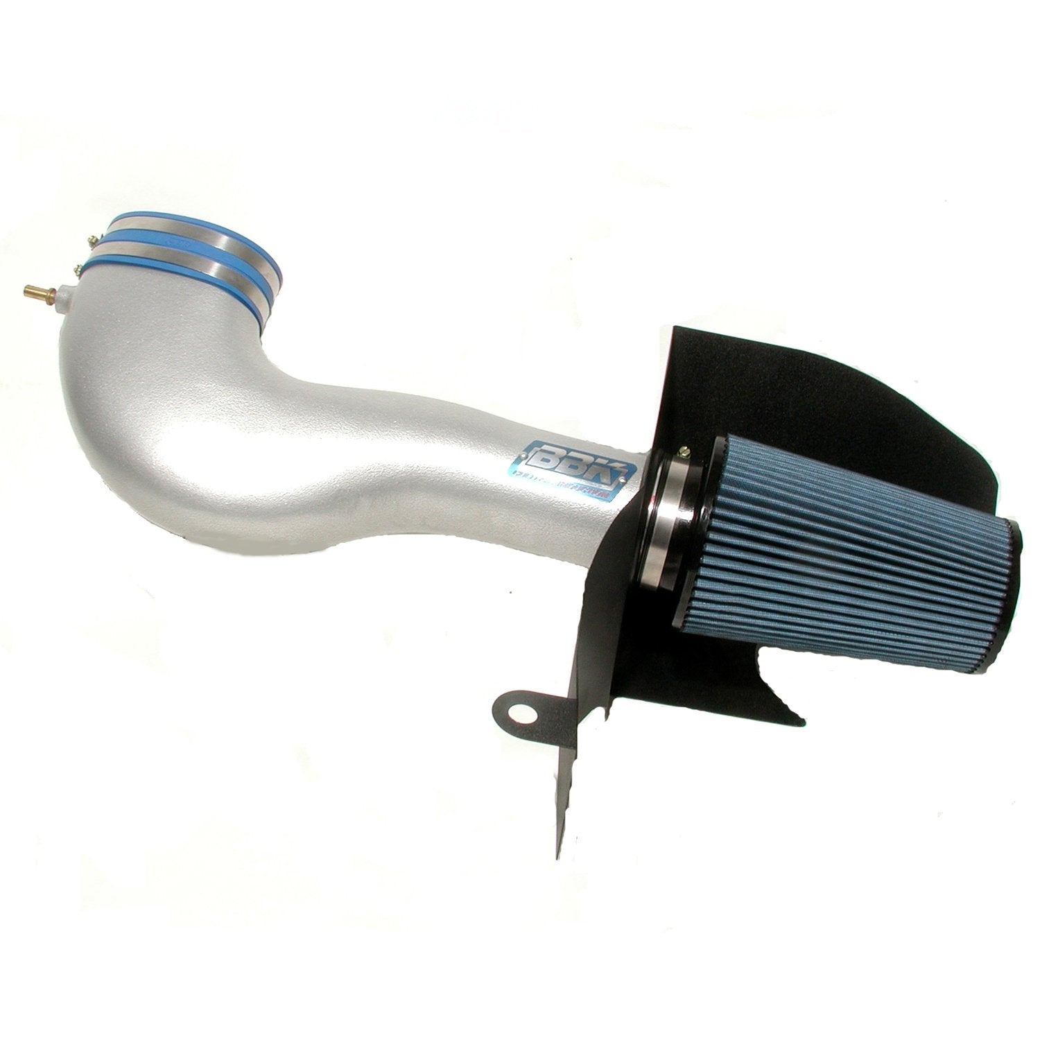 BBK Performance Cold Air Intake System BBK 1736 - Power Plus Series Performance Kit for Ford Mustang GT Titanium Silver Powdercoat Finish
