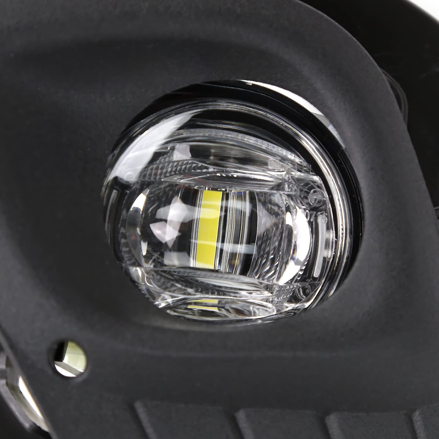LED Fog Lamp Spec-D Tuning Clear Lens with OE Wiring and Switch Compatible with Toyota C-HR 2020-2022