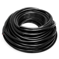 Black HPS 1" ID high temp reinforced silicone heater hose 50 feet roll