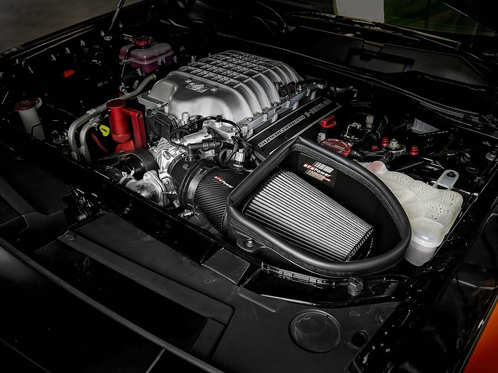 Track Series aFe POWER Intake System w/Pro DRY S Filter, #57-10001D, Carbon Fiber
