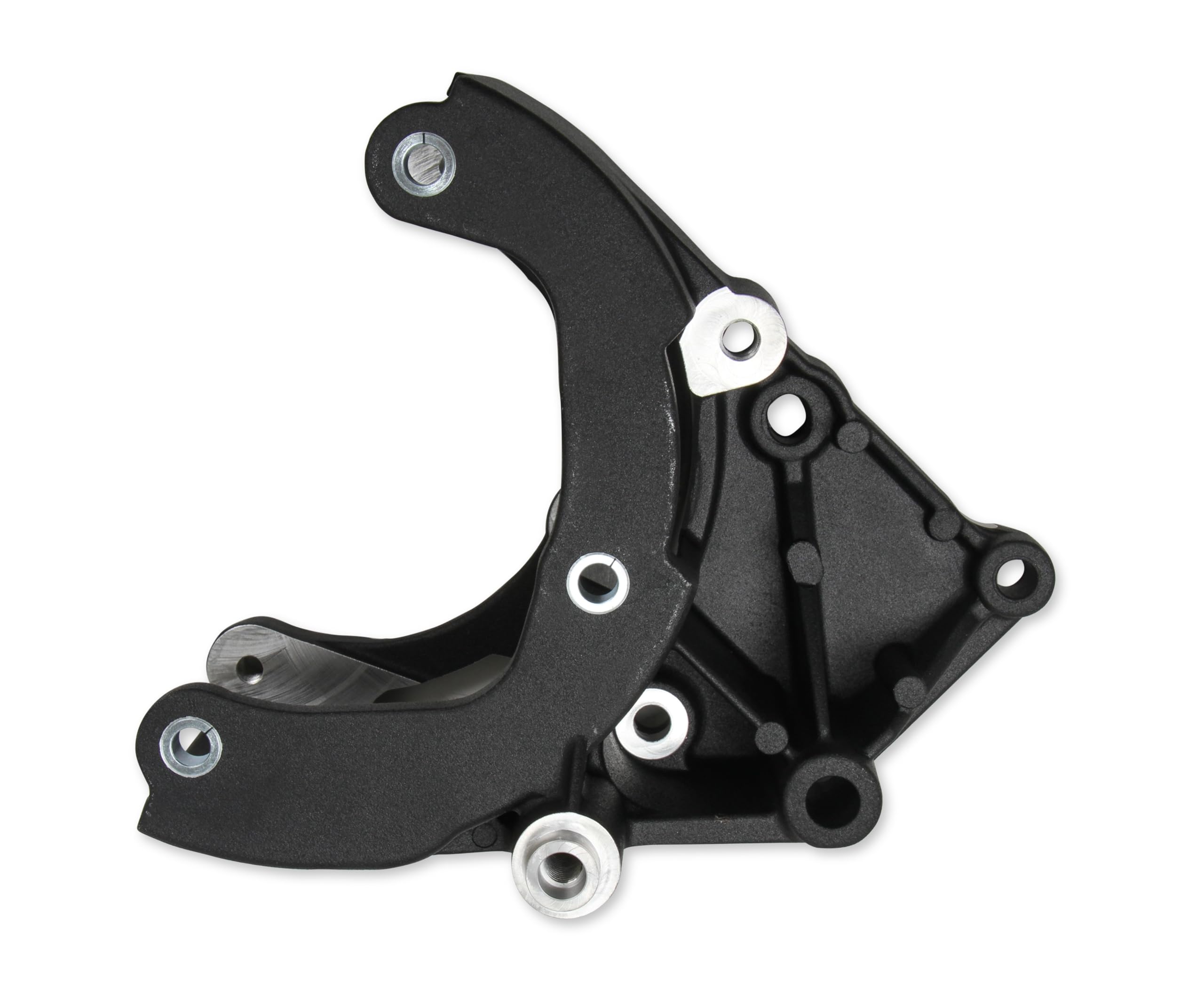 Holley LS A/C Accessory Drive Kit 20-140BK - Includes R4 A/C Compressor, Tensioner, & Pulleys- Black Finish