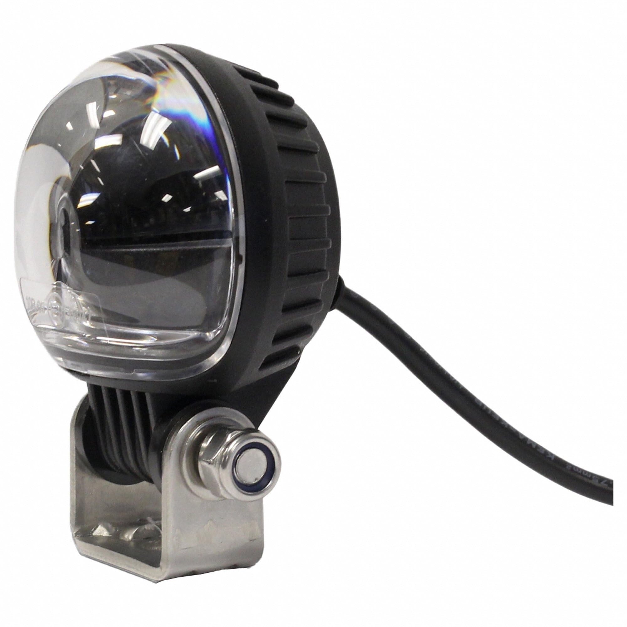 Ecco Work Light EW2030R Round, Arc Boundary Line, 1 Bolt Mount, Red, 12 80 Volt