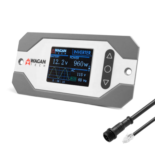 Wagan Digital Remote Interface EL5605 Monitor Panel for DC to DC Battery Charger and Power Inverters