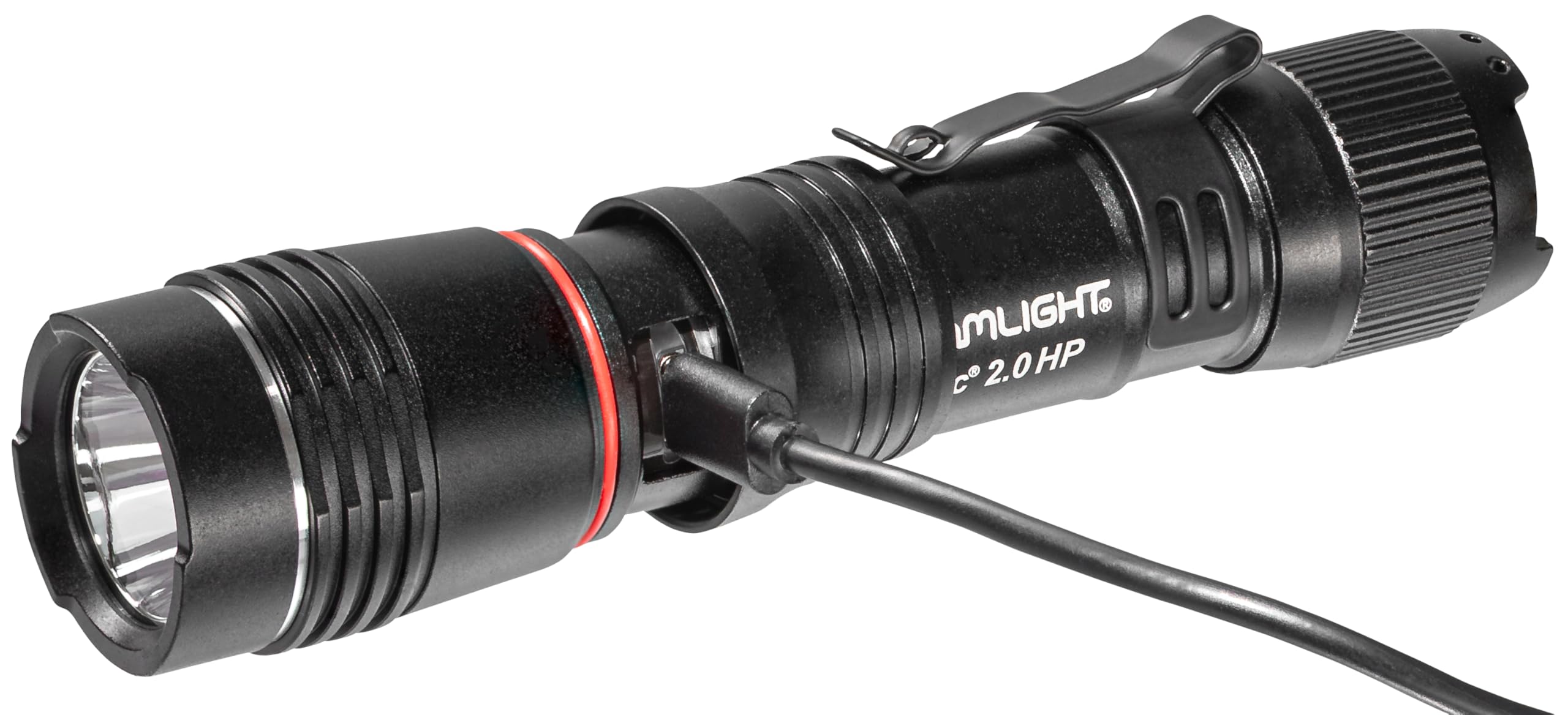 ProTac 2.0 HP Streamlight 2000-Lumen 85000 Candela Rechargeable High Performance Multi-Functional Tactical Flashlight, Black