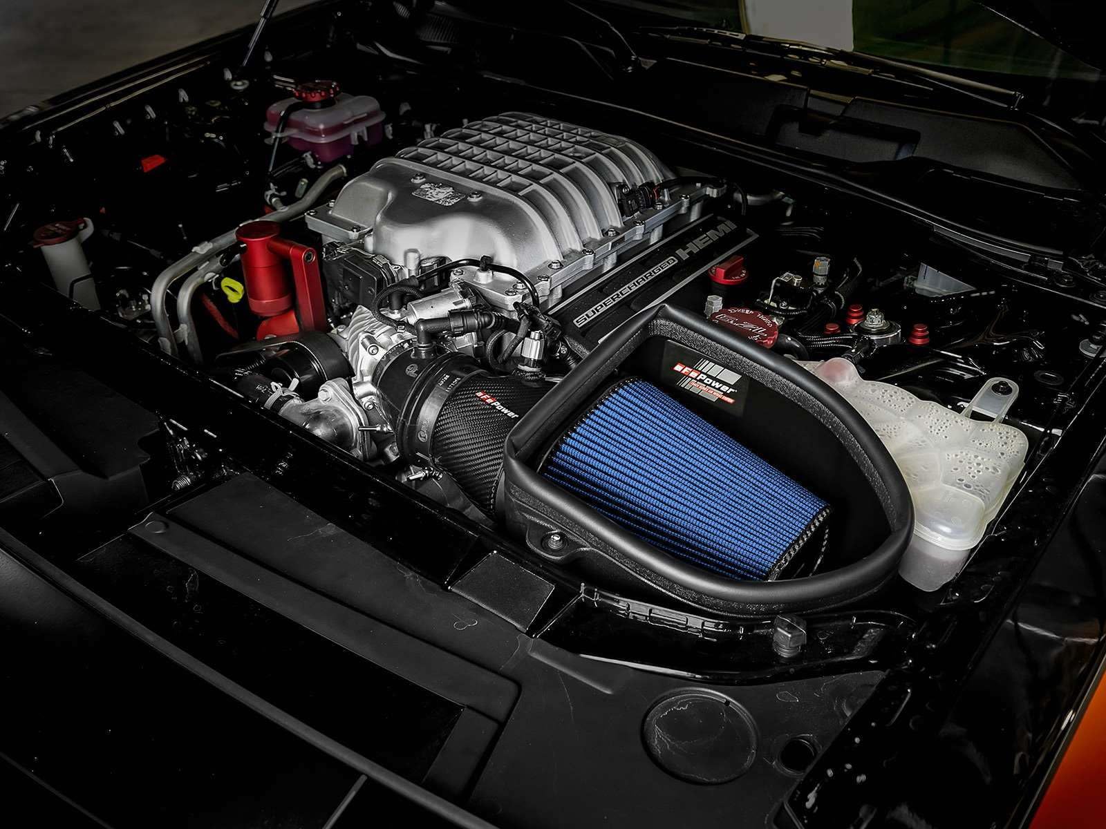 Track Series aFe POWER Intake System w/Pro 5R Filter, #57-10001R, Carbon Fiber