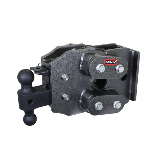 GEN-Y Hitch Class C Mount Toterhome Hitch, 5,500-7,500 LBS Tongue Weight, 40,000 LB Pintle Capacity, Silver