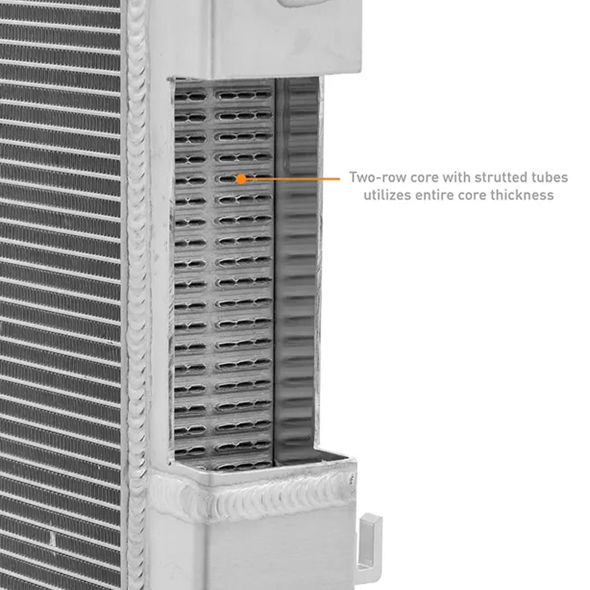 Mishimoto Performance Aluminum Radiator MMRAD-F2D-99, Compatible with Ford Powerstroke 7.3L, 1999-2003