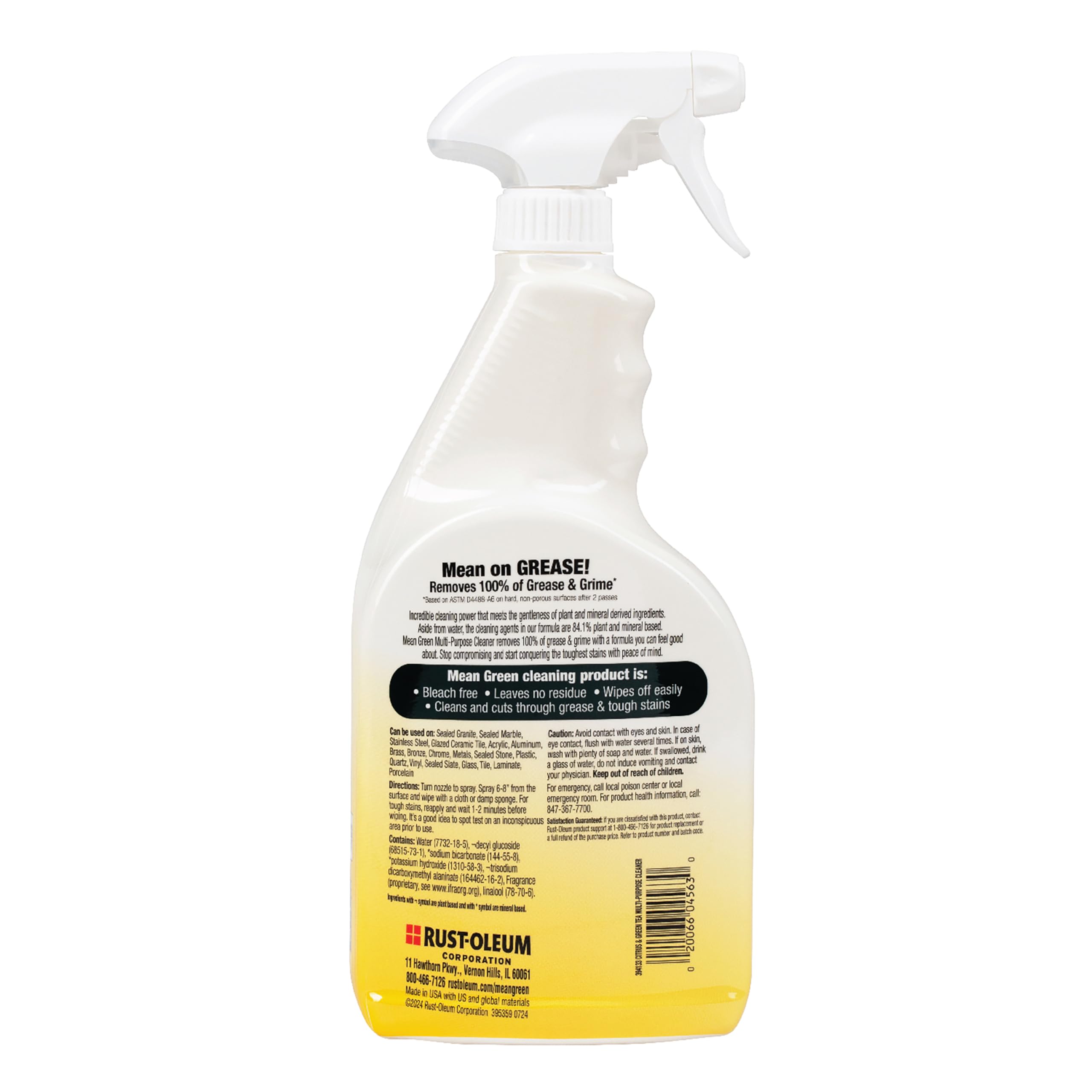 Mean Green Multi-Purpose Cleaner Non-Concentrated Ready-to-Use, Citrus & Green Tea, 32 Ounce