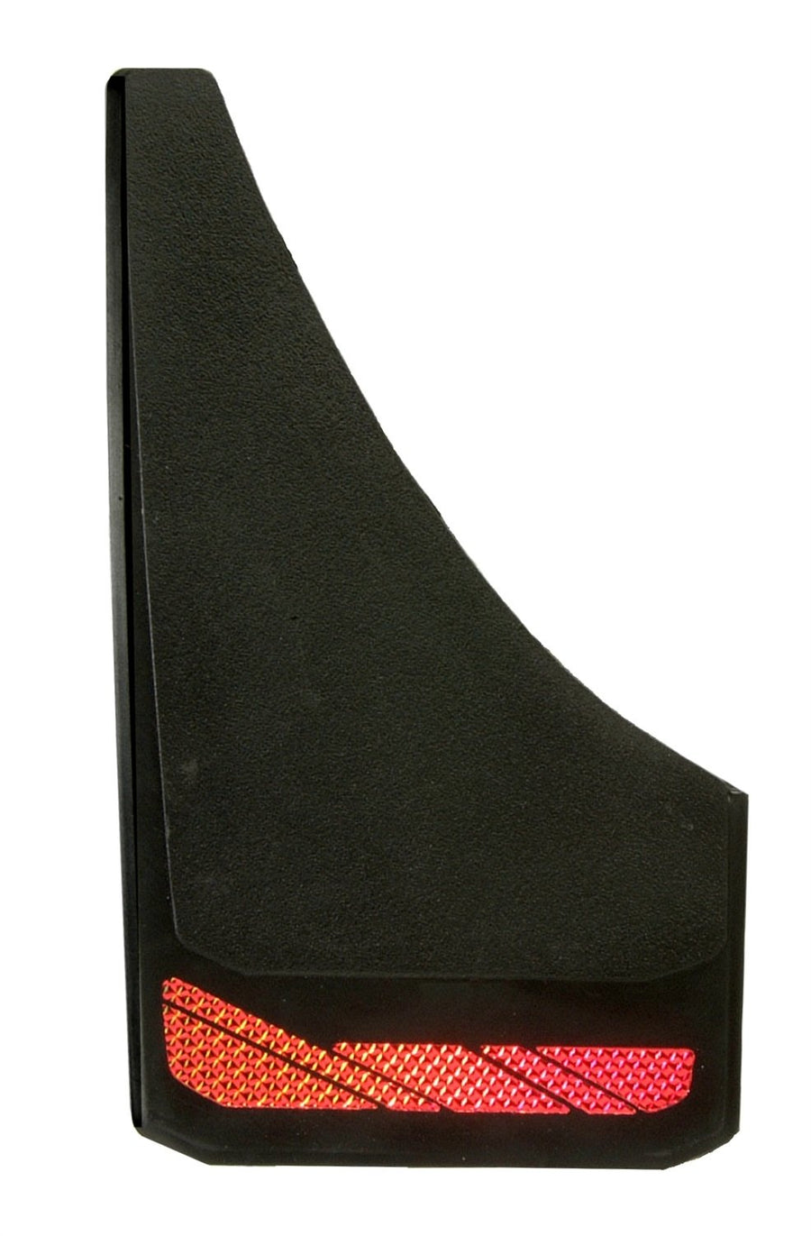 4649 RoadSport 'A' Series Universal Fit Premiere Splash Guard (Black with Red Prism; 12-3/4" Height x 7-3/8" Wide)
