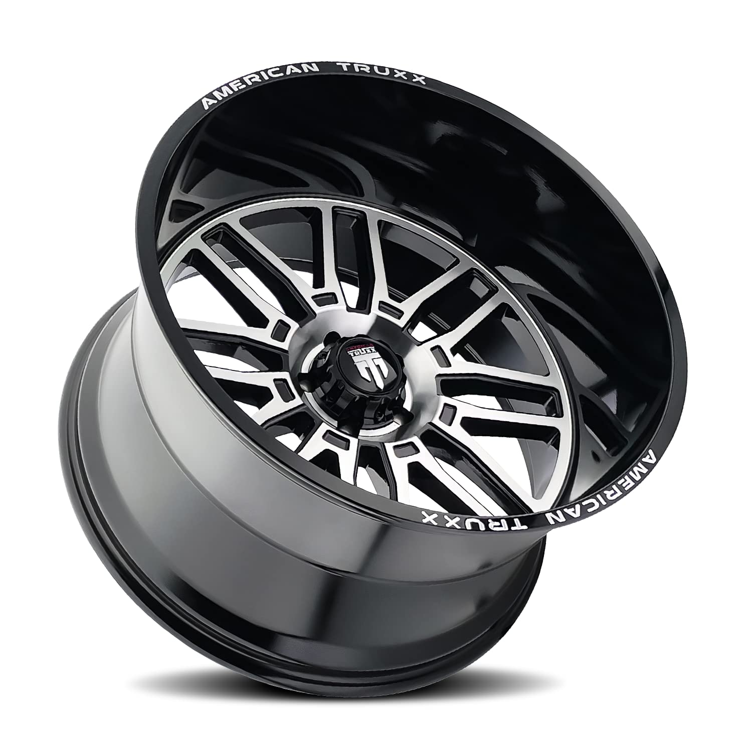 AT1915 Restless American Truxx 24x14 6x135-76mm Black/Machined Wheel Rim