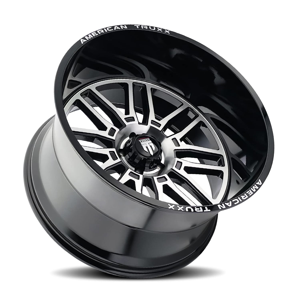 AT1915 Restless American Truxx 24x14 6x135-76mm Black/Machined Wheel Rim
