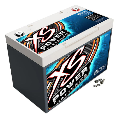 XS Power 12V D2700 XS Series 4,300 Amp AGM High Output Battery with M6 Terminal Bolt