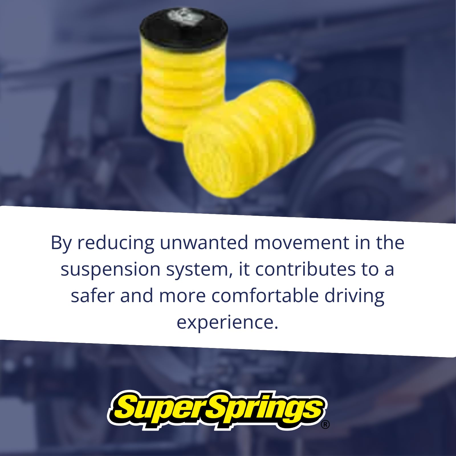 SumoSprings SSR-205-54 | Rear SumoSprings for Chevrolet Express 2500|3500, GMC Savana 2500|3500, yellow