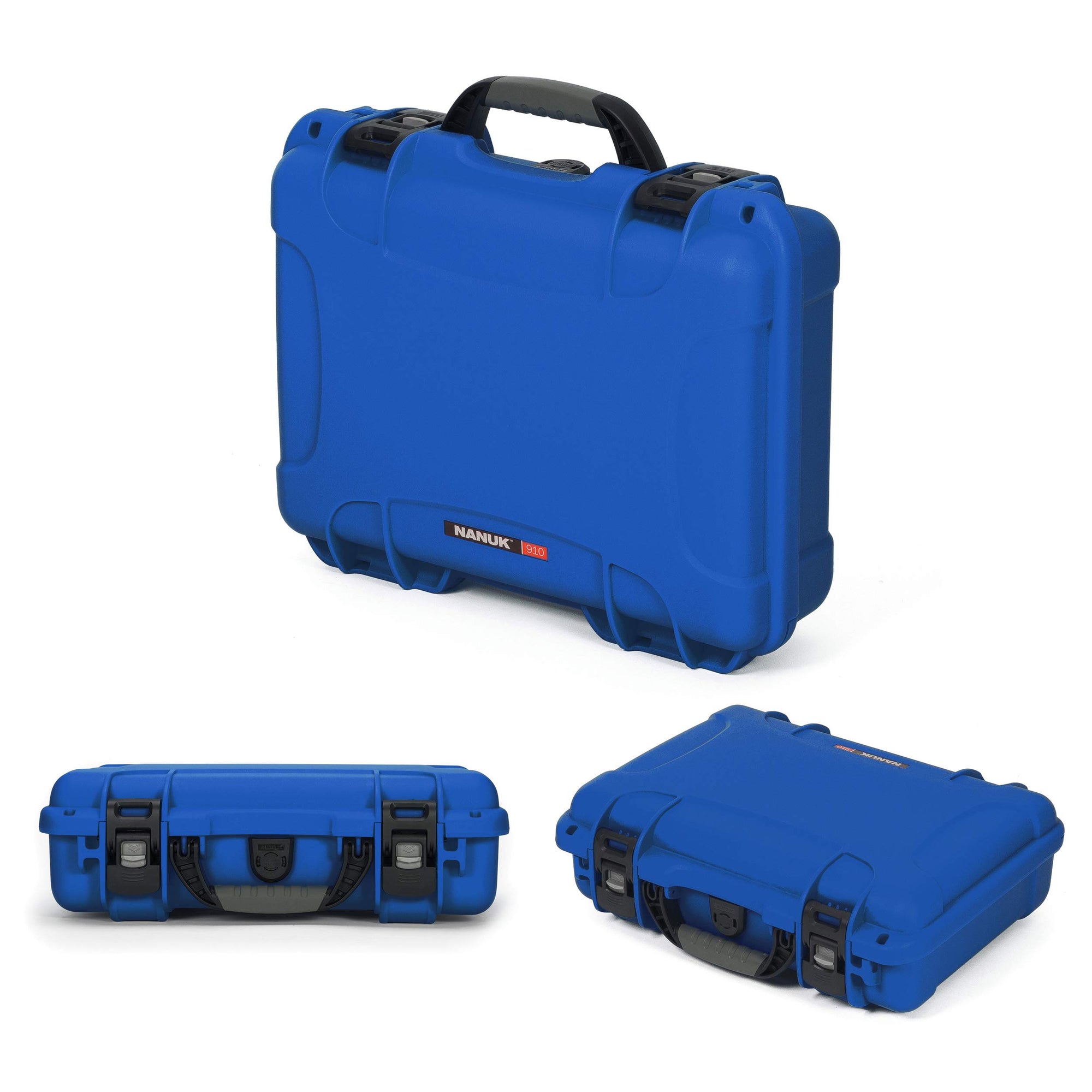 Waterproof Nanuk 910 Hard Case with Foam Insert for DJI Mavic Mini 2 Fly More - Blue