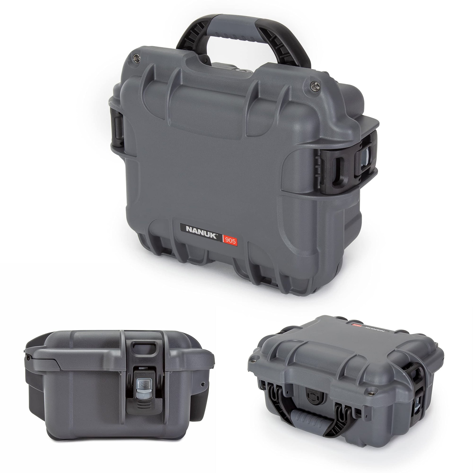 Waterproof Nanuk 905 Hard Case with Padded Dividers - Graphite