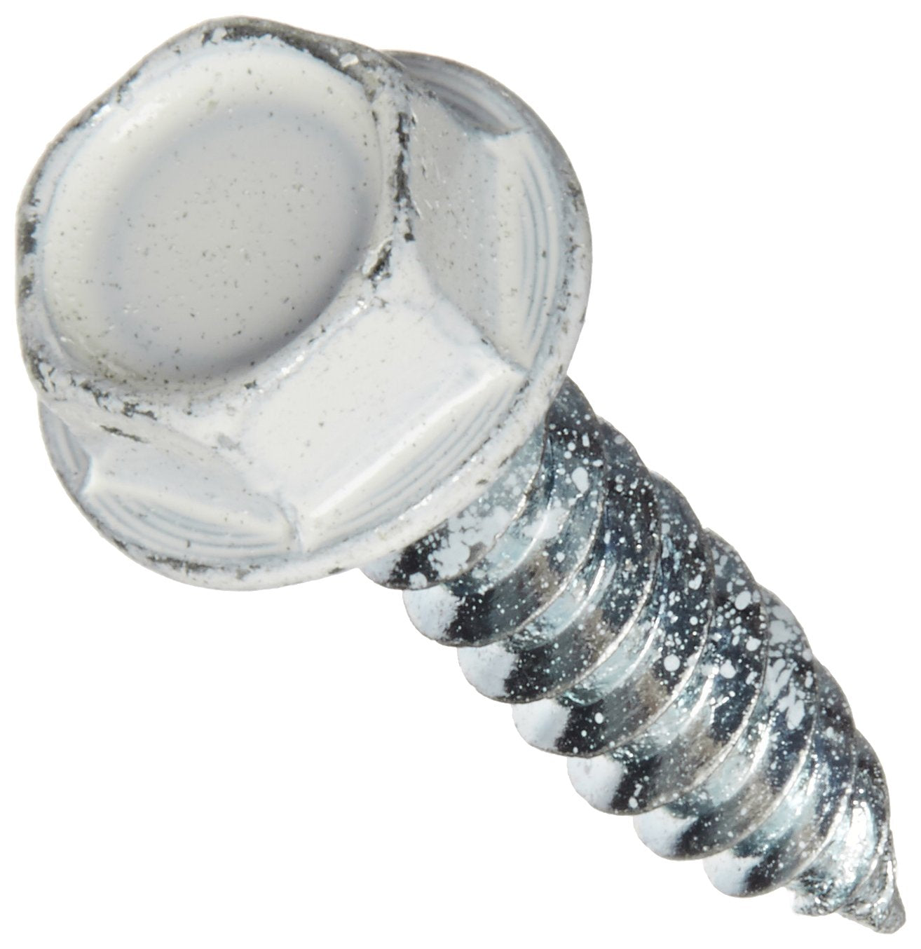 AP Products W 0012-TR1000 8 X 3/4 White Unslotted Hex Washer Head Screw - Pack of 1000