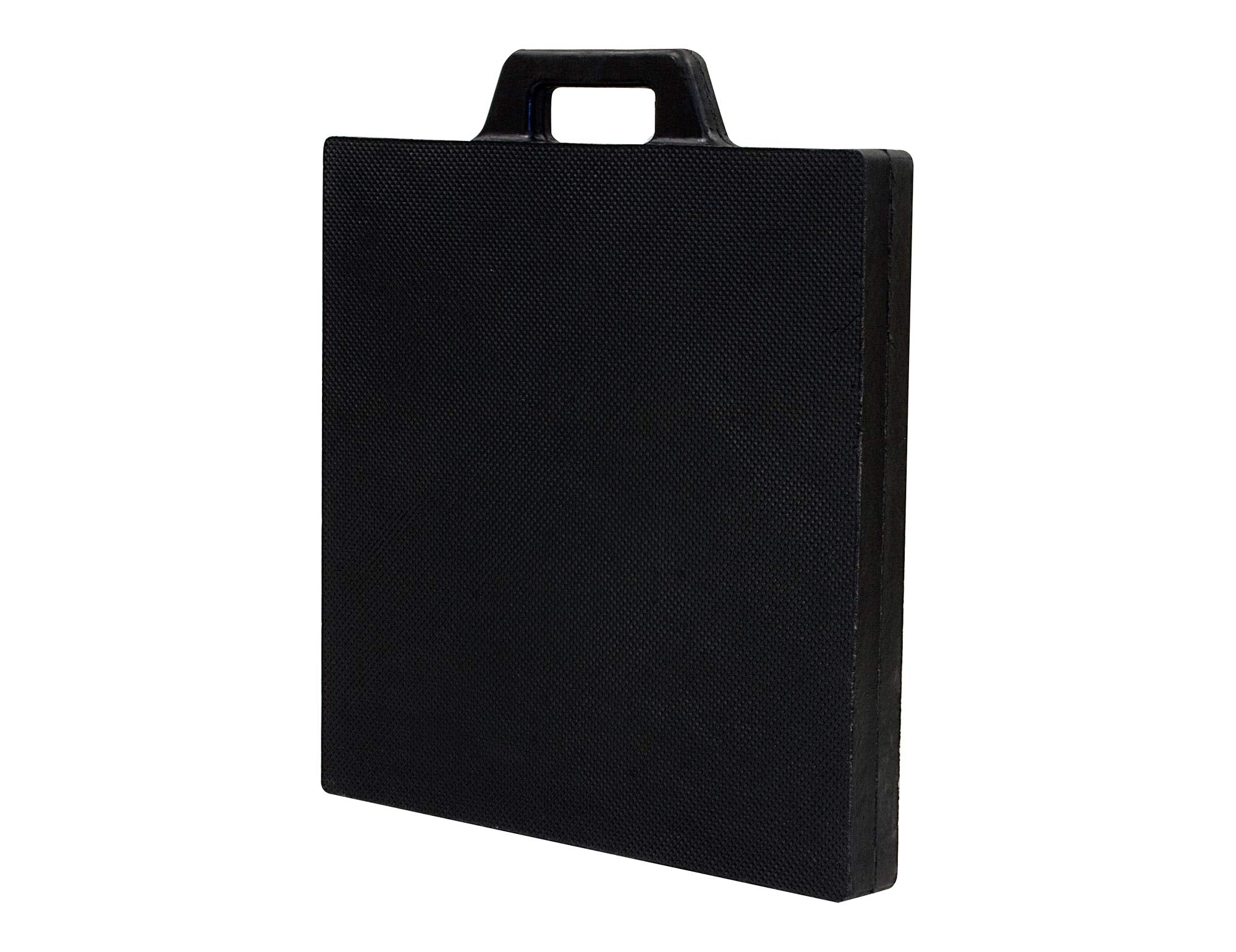Buyers Products Rubber OP24X24R Outrigger Pad, 24 X 24 X 2 Inch Thick, Solid Rubber Crane Pad with Textured Surface and Built-in Handle, Ideal Pad for Concrete, Paved Surfaces and Off-Road Use