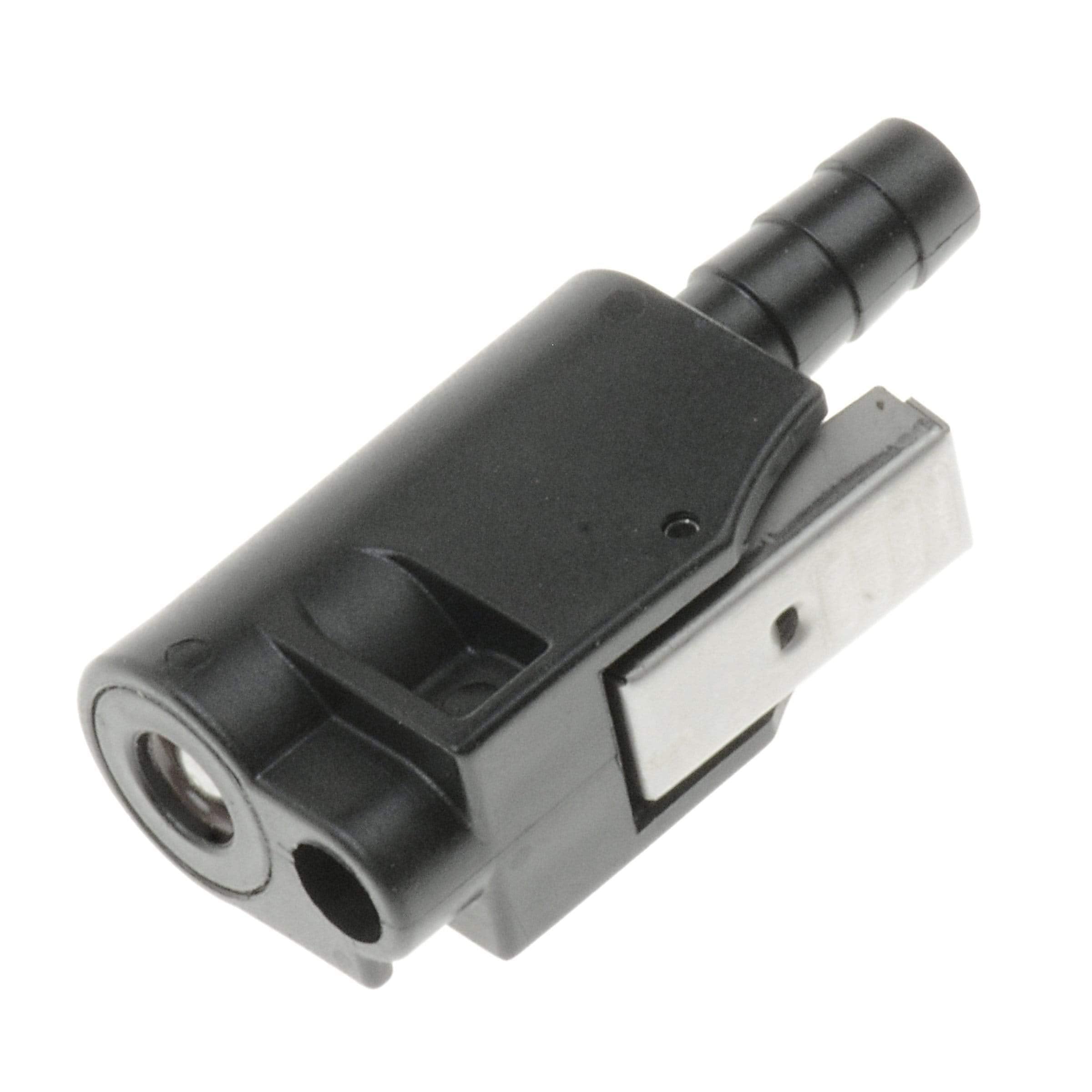T-H Marine Connector, BE-FU-53204-DP 3/8" ID Fuel Hose Female Mercury, Black
