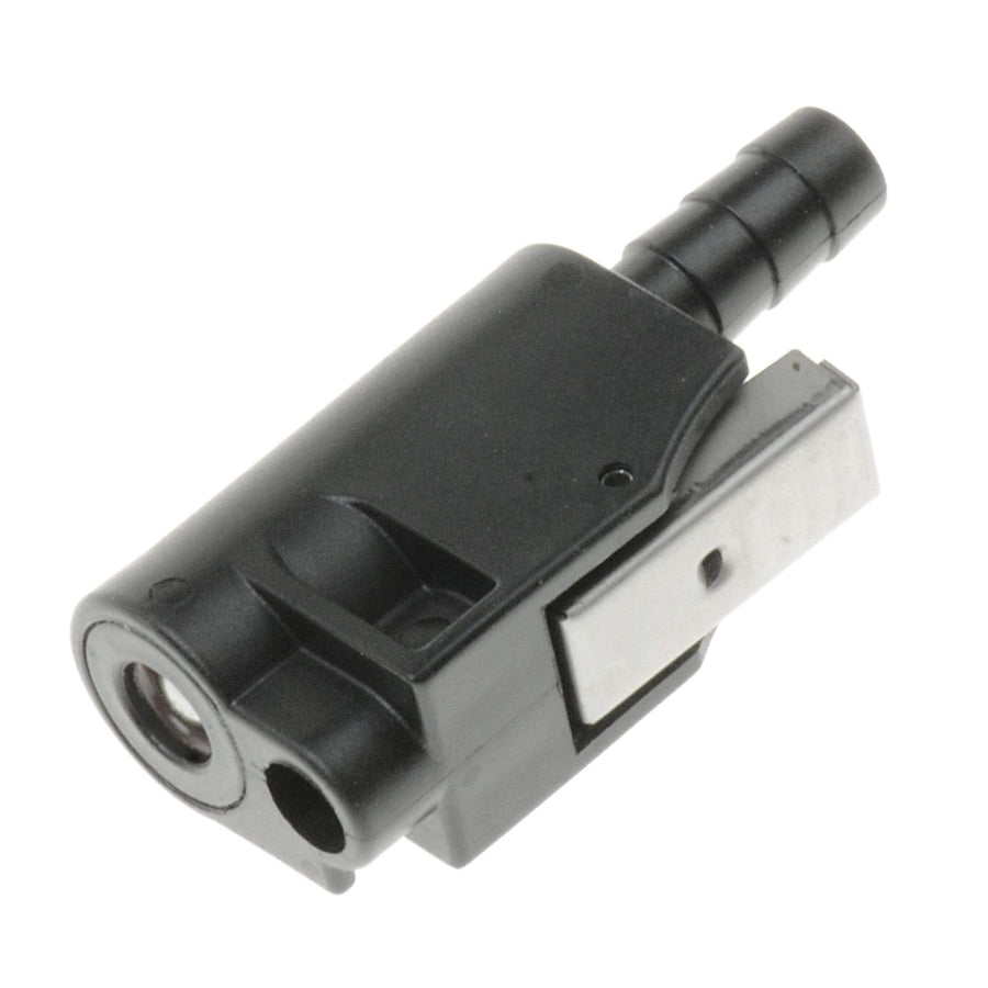 T-H Marine Connector, BE-FU-53204-DP 3/8" ID Fuel Hose Female Mercury, Black