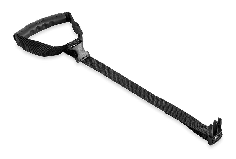 Camco 55001 Storage Strap Durable with Carrying Handle for Electrical Cords- Neatly Organizes Wires, Extension Cords and More For Toting and Storing , Black