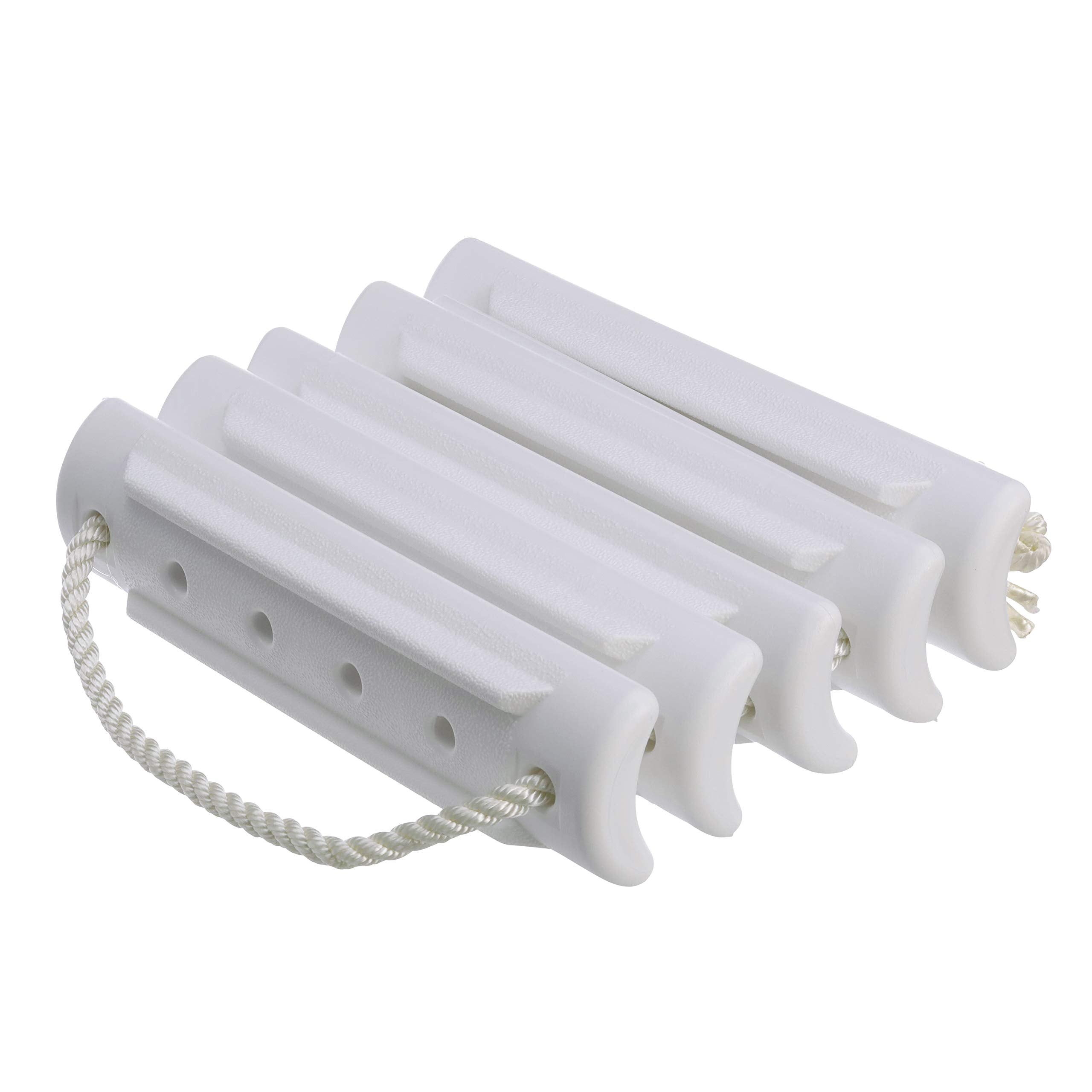 Rope Ladder Attwood 11865-4, 5 Steps, 11 1/2-inches Wide x 64-inches Long, Non-Slip Step Surfaces, Nylon Rope