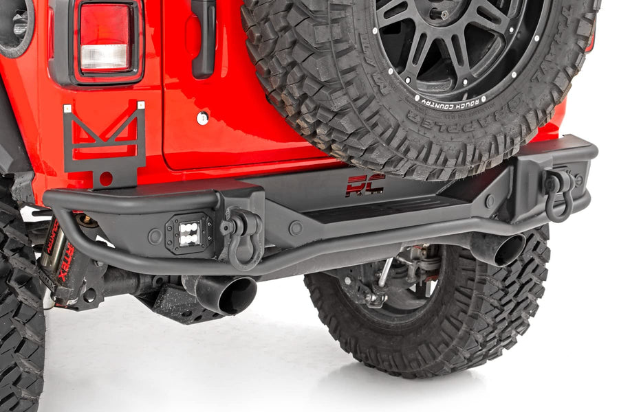 Rough Country Rear Tubular Bumper for Jeep Wrangler JL/Wrangler Unlimited (2018-2024)