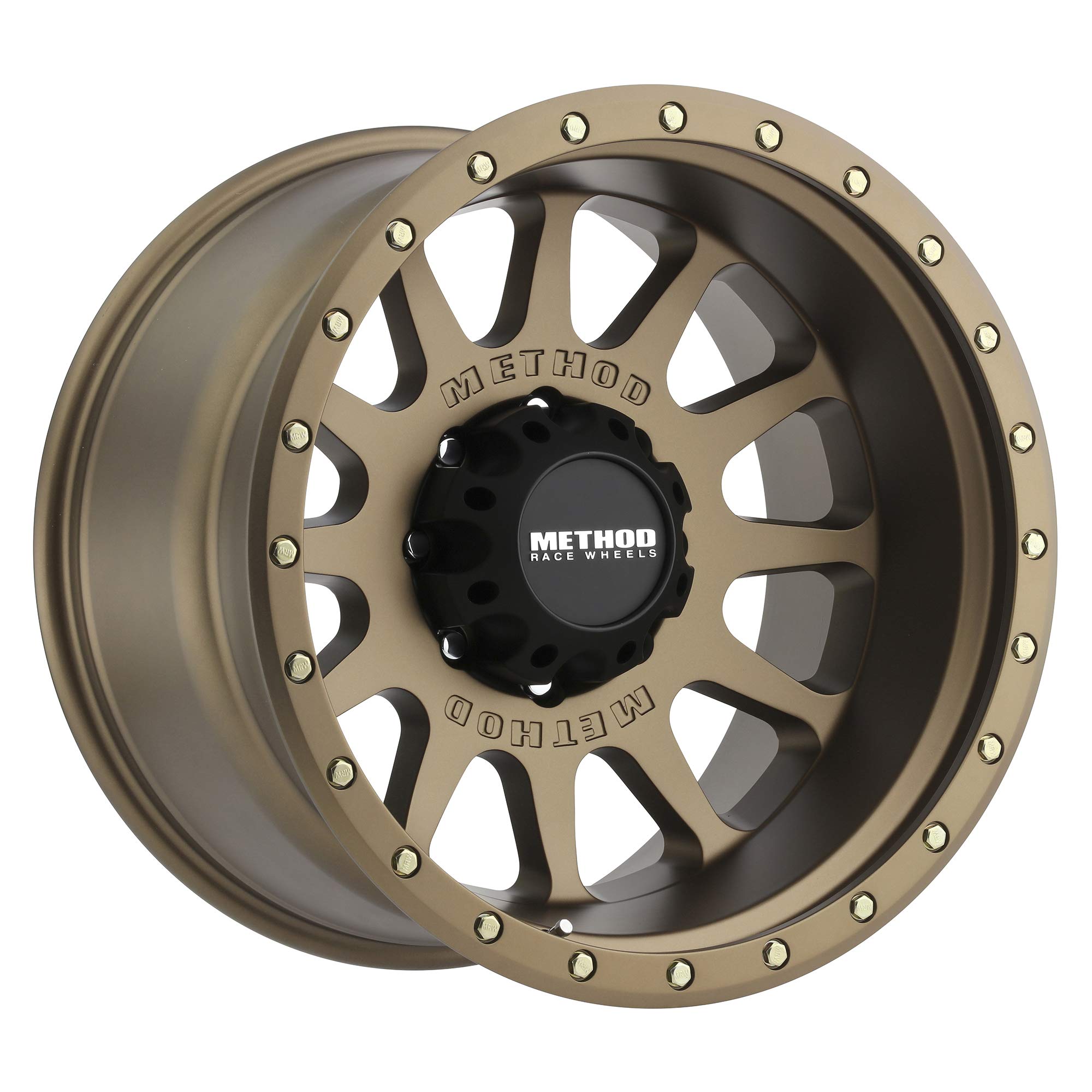 Method Race Wheels 20x10" 605 NV Bronze 8x6.5", 24mm offset 4.55" Backspace, MR60521080924N