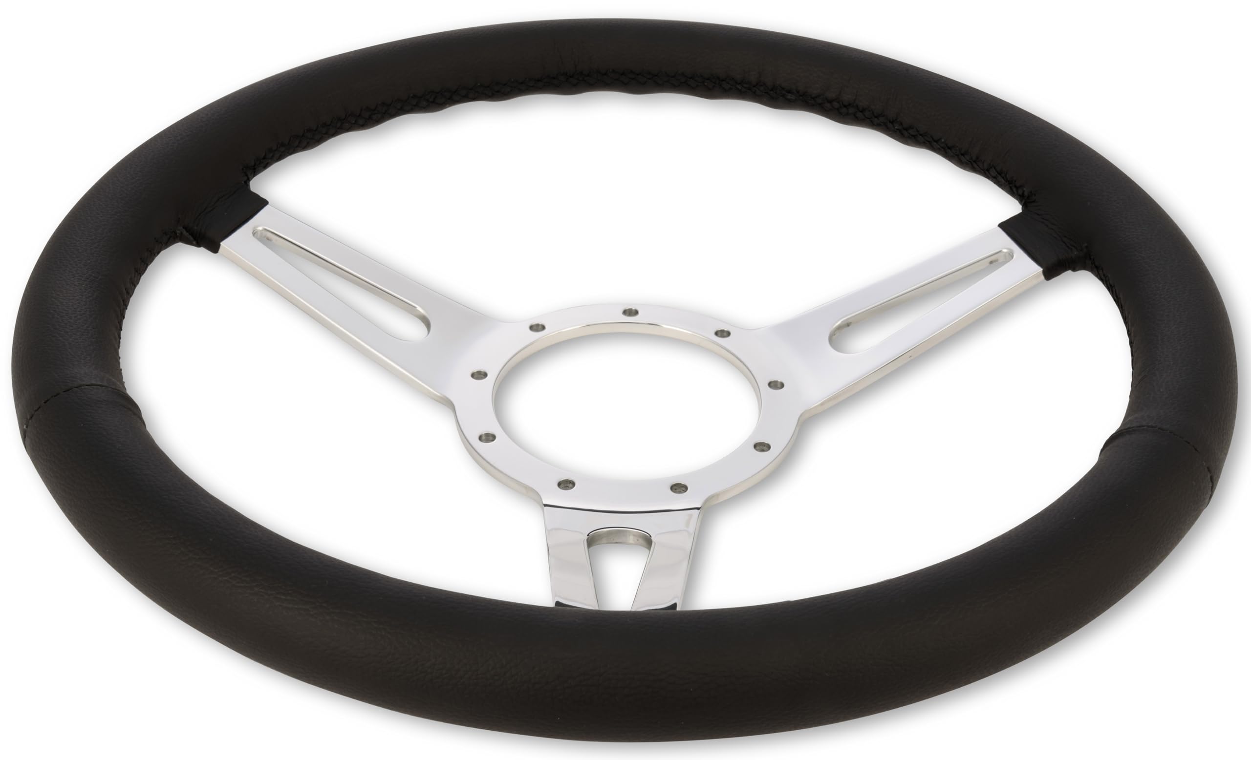 Corso Feroce Scott Drake 15" Black Leather Steering Wheel 9 Hole