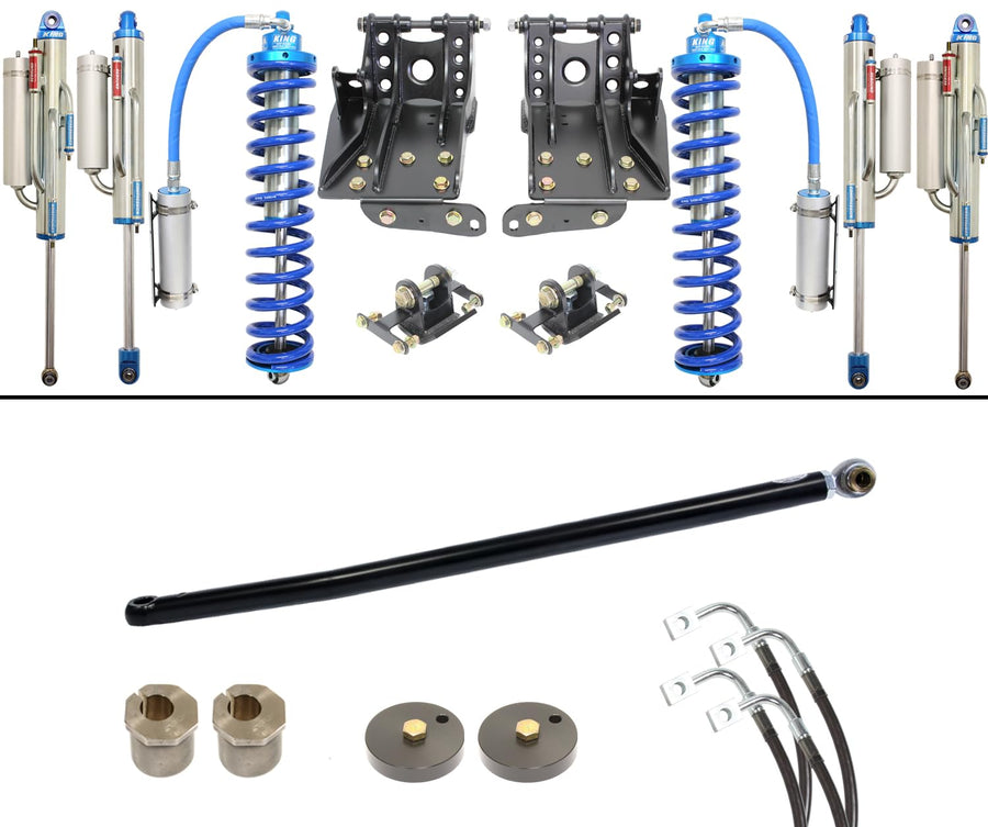 2.5 Carli Coilover Bypass System, 2.5/3.5" Lift, 2008-10 Ford F250/F350, Diesel