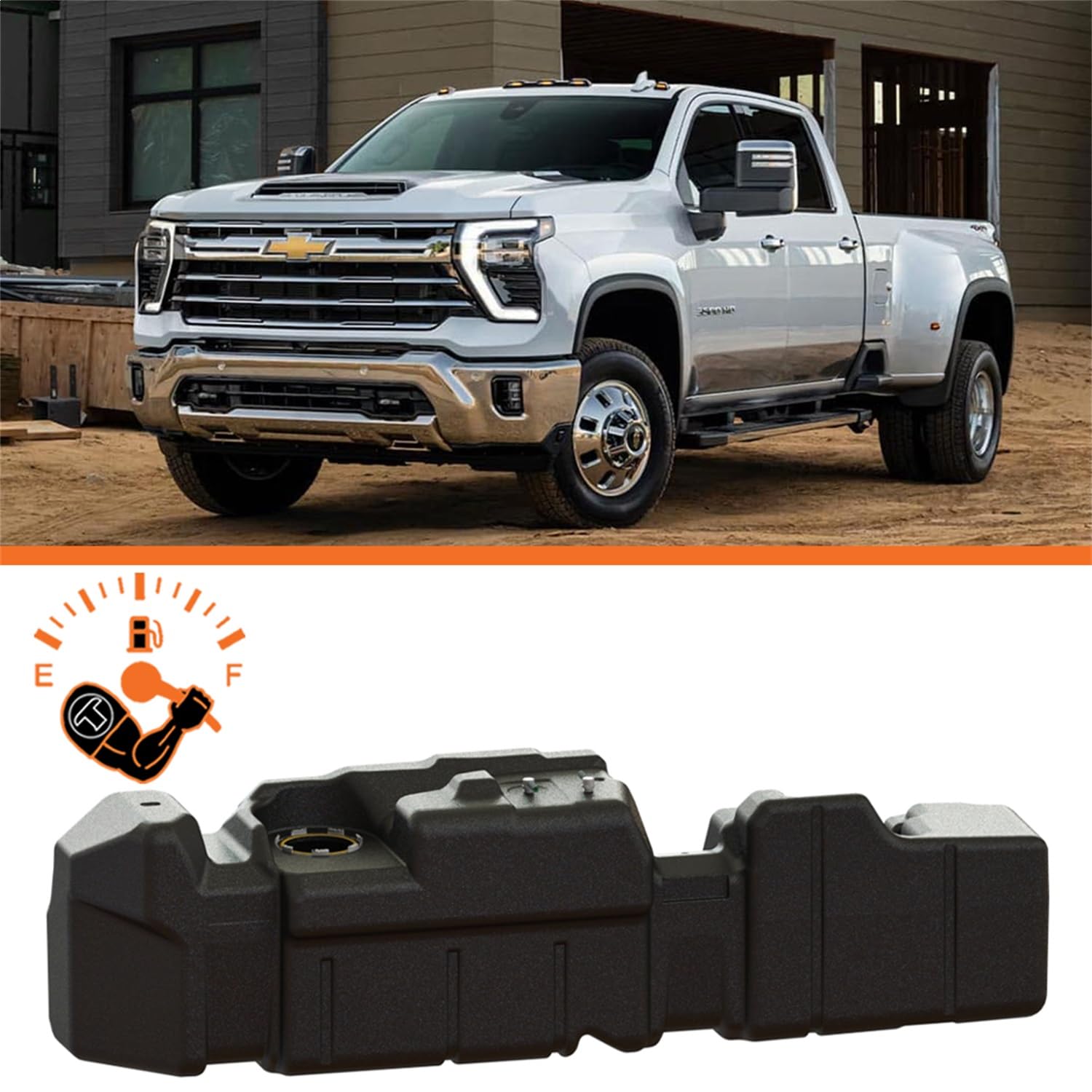 20-21 GM 2500/3500 Titan Fuel Tanks 60 Gal. Extra HD XXL Mid-Ship Tank - Crew Cab LB