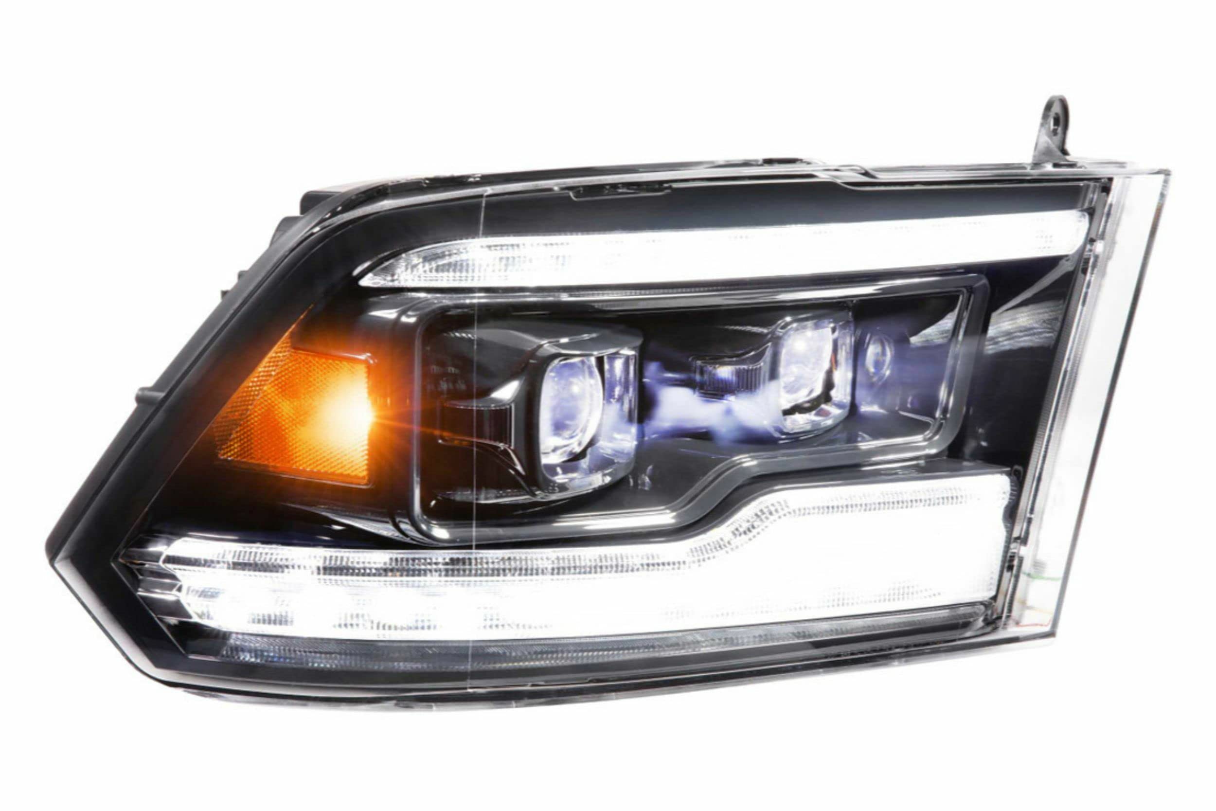 Morimoto LED XB Headlights and Smoked Taillights Fits Dodge Ram 2009-2018, Plug and Play Assemblies (LF520-ASM, LF521)