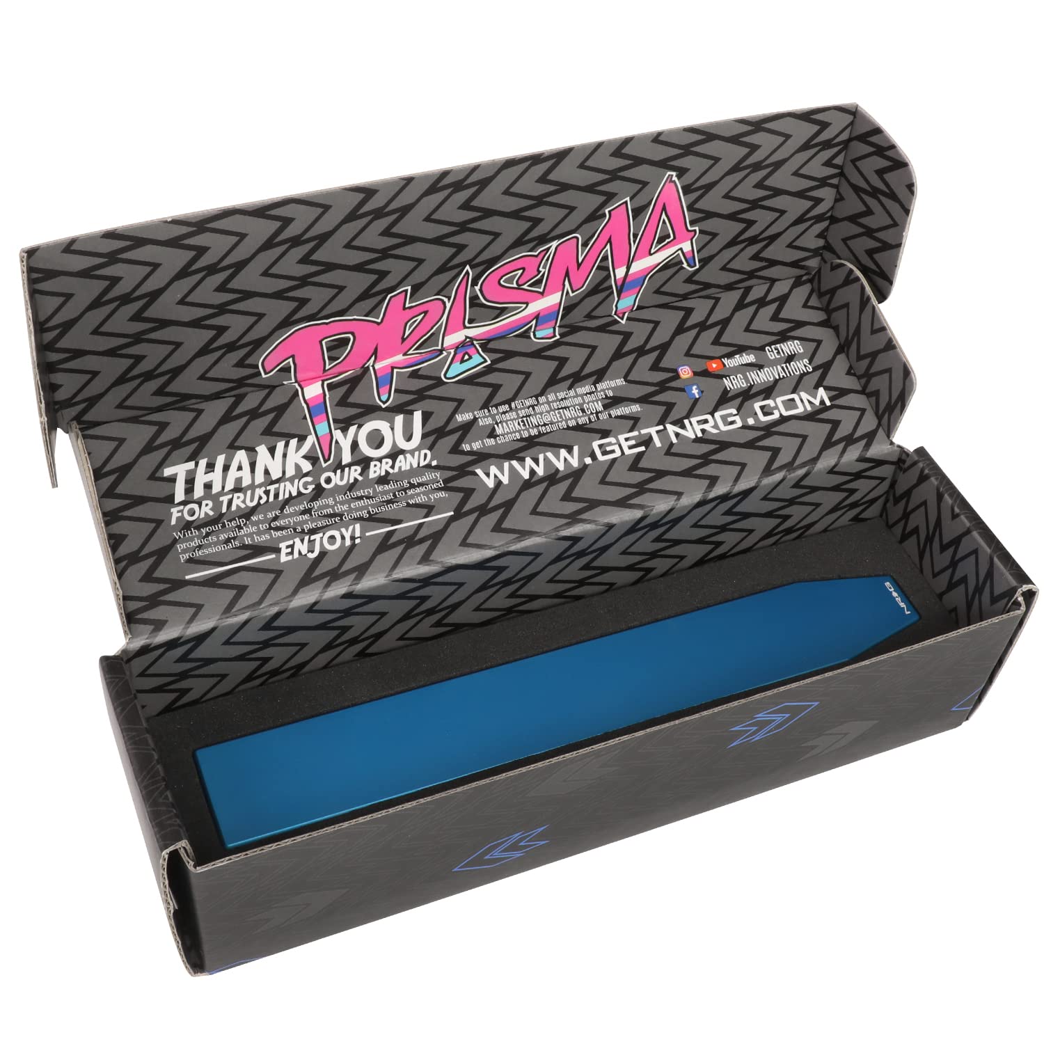 NRG Innovations M10 X 1.5 Aluminum Weighted SK-600BL-1015 Monolith Shift Knob,Blue