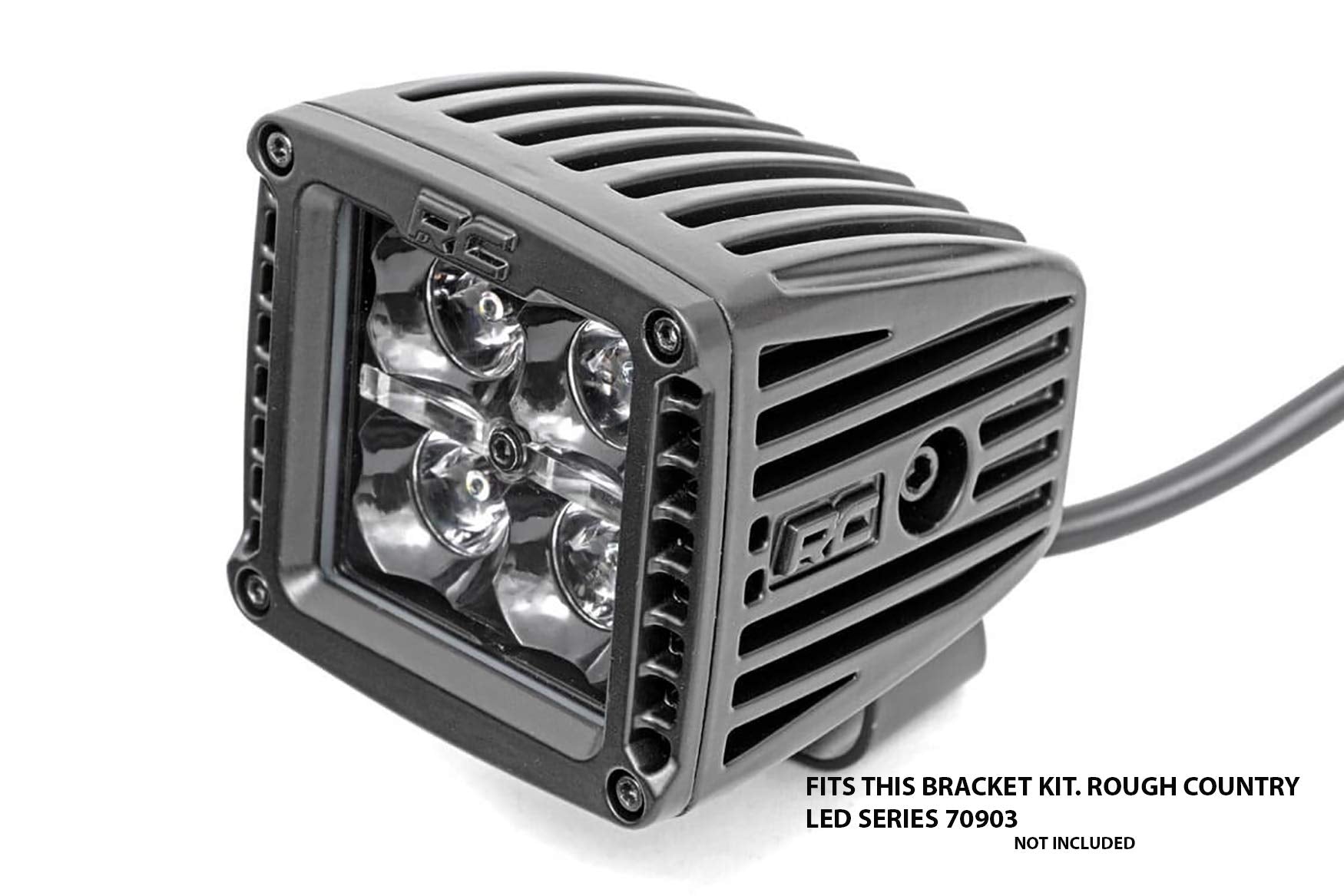 Lower A-Pillar Light Mounts Rough Country for 1997-2006 Jeep Wrangler TJ - 70046