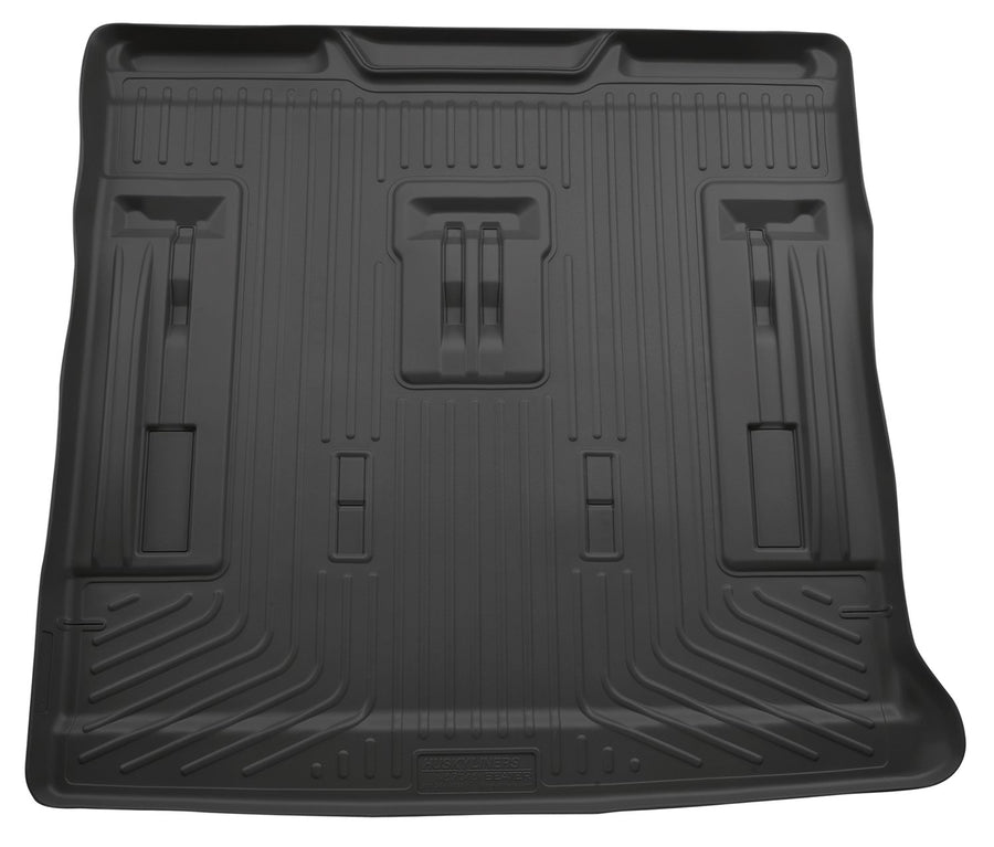 Husky Liners Cargo Liner Weatherbeater | Fits 2007-2014 Cadillac Escalade/Chevrolet Suburban/GMC Tahoe w/2nd Row Bench Seat | 1-pc Black - 28251