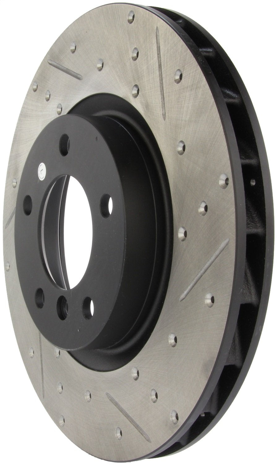StopTech Centric 127.34038L Sport Drilled/Slotted Brake Rotor (Front Left), 1 Pack