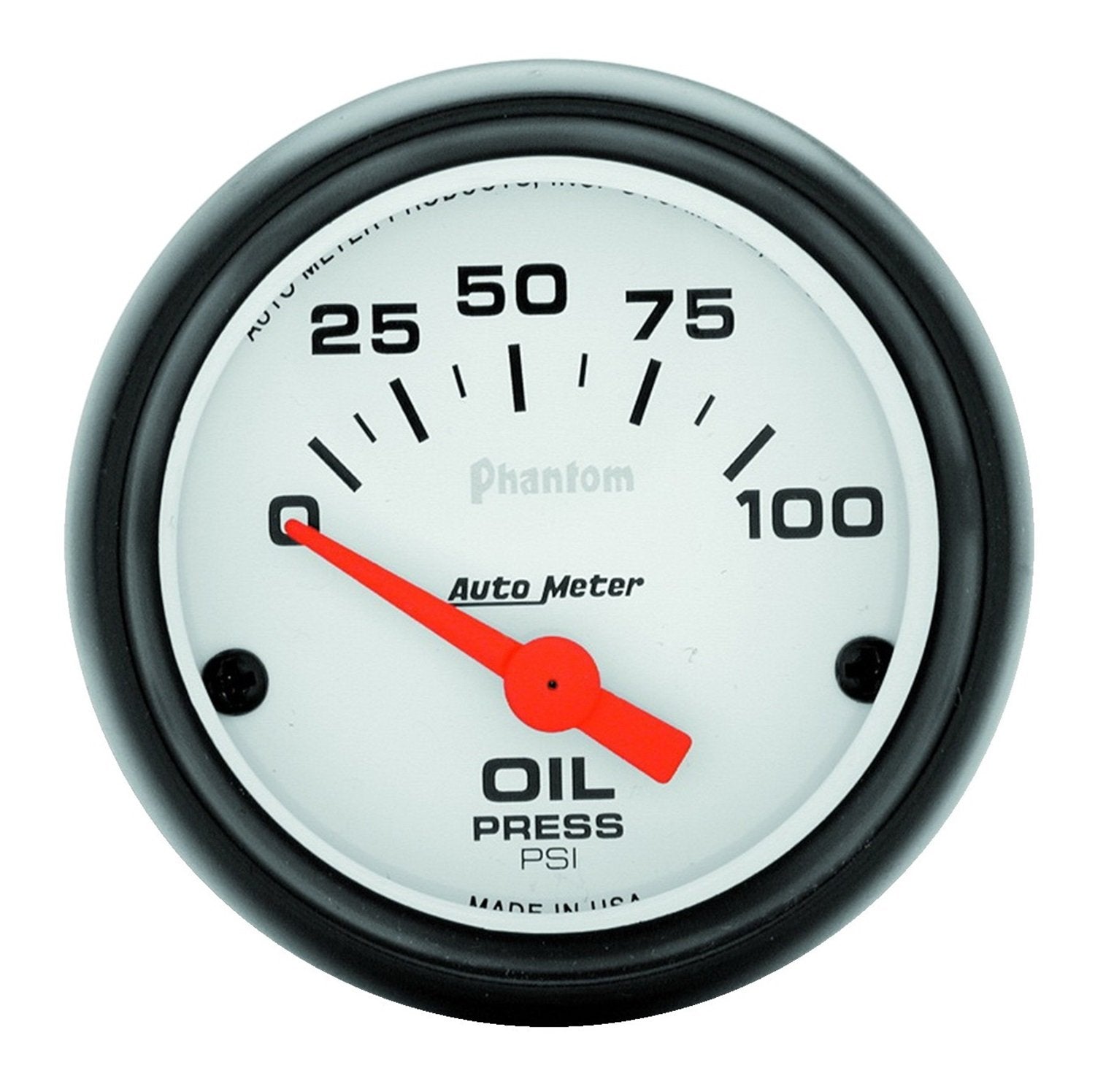 Auto Meter Phantom Electric Oil Pressure Gauge 5727,2.3125 in.