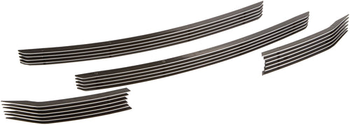 T-Rex Grilles XLT Billet Grille, 2013-2014 F-150, Polished, 4 Pc, Overlay - PN #21573, black