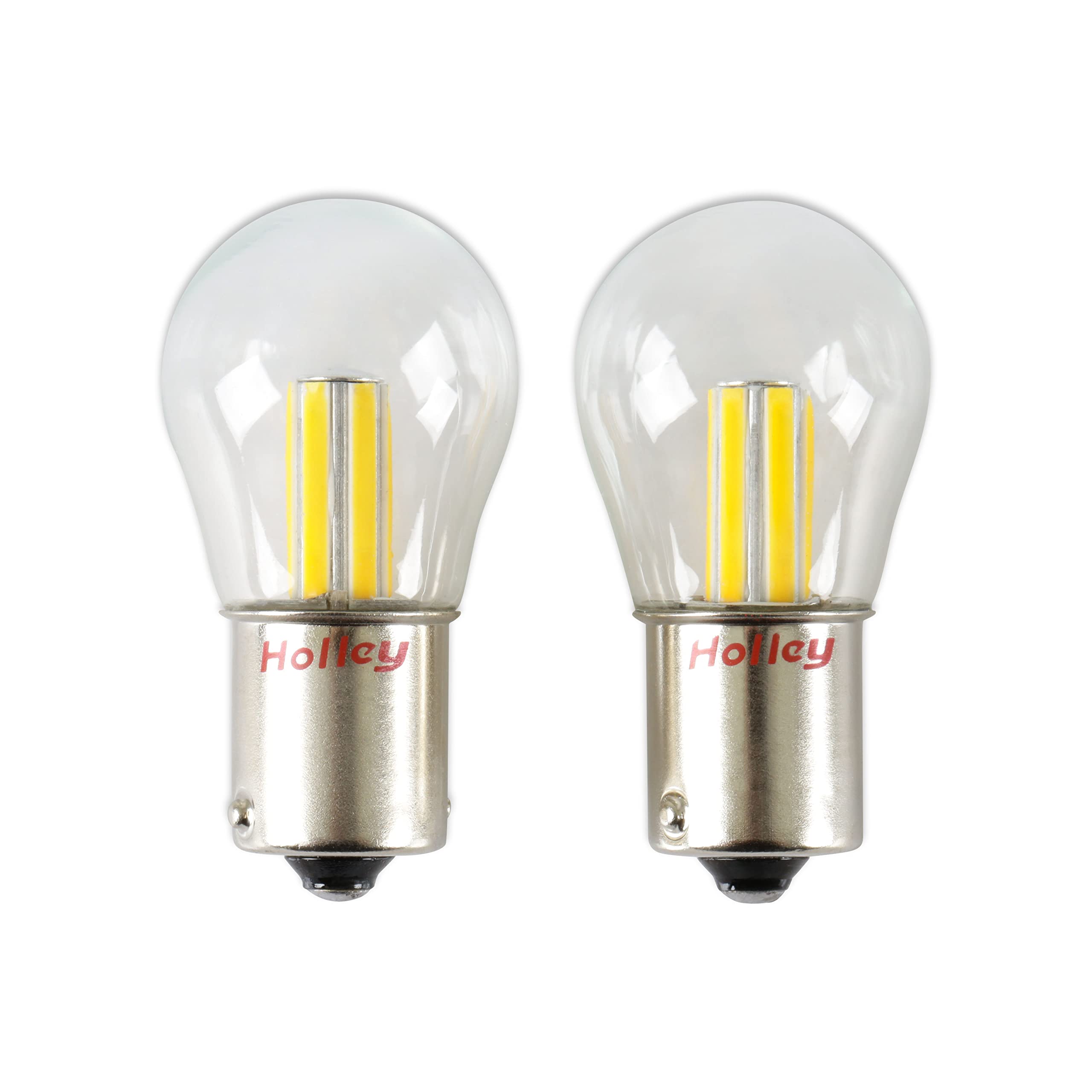 Holley HLED05 RetroBright LED Bulbs - Turn Signal 1156 - Classic White - Pair