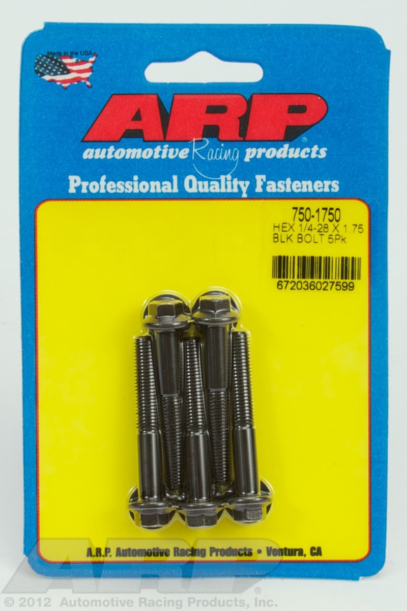 Hex ARP (750-1750) Oxide Bolt, Black