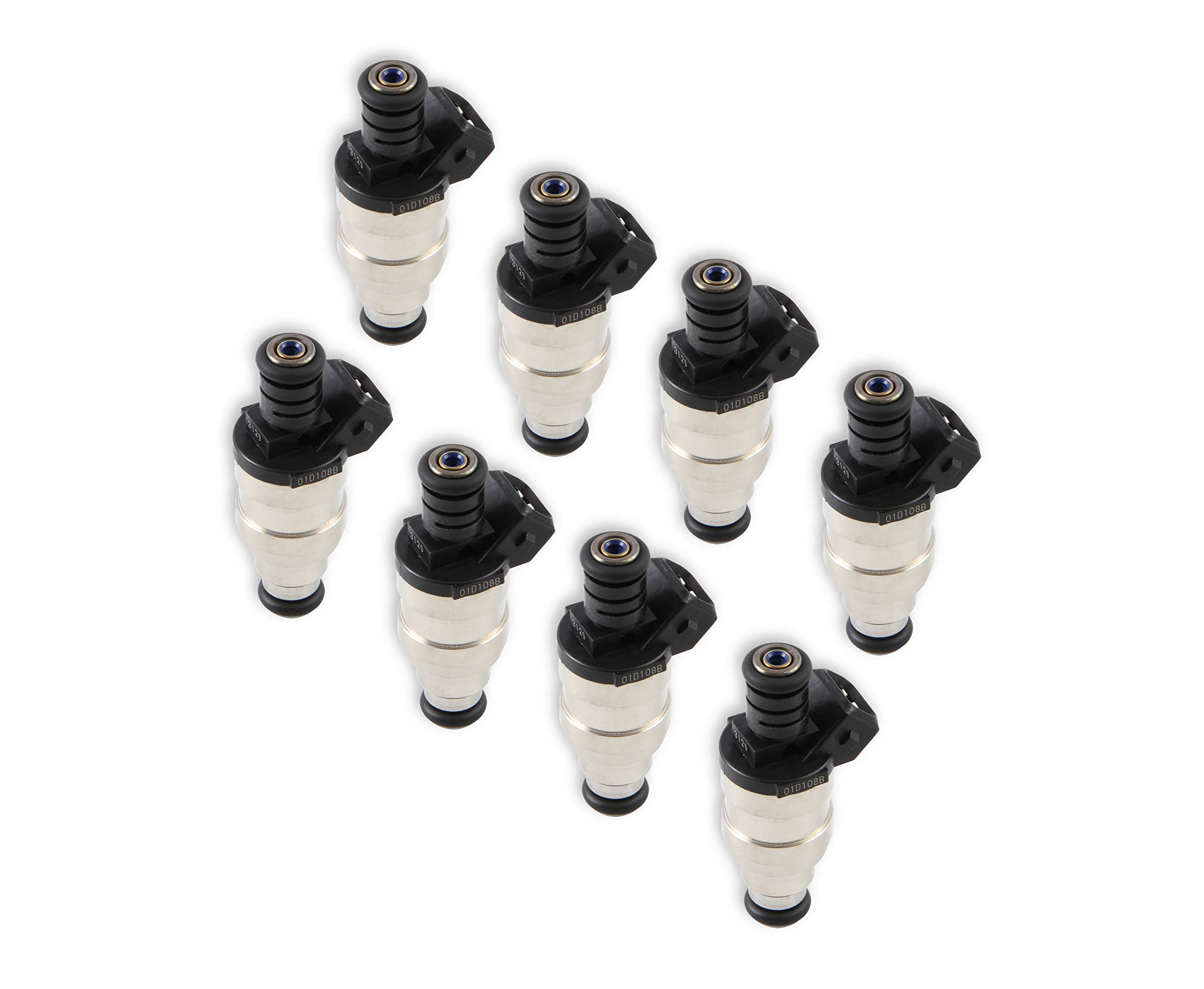 Fuel Injectors ACCEL 150819 - 19 lb/hr - EV1 Minitimer - High Impedance - 8-Pack