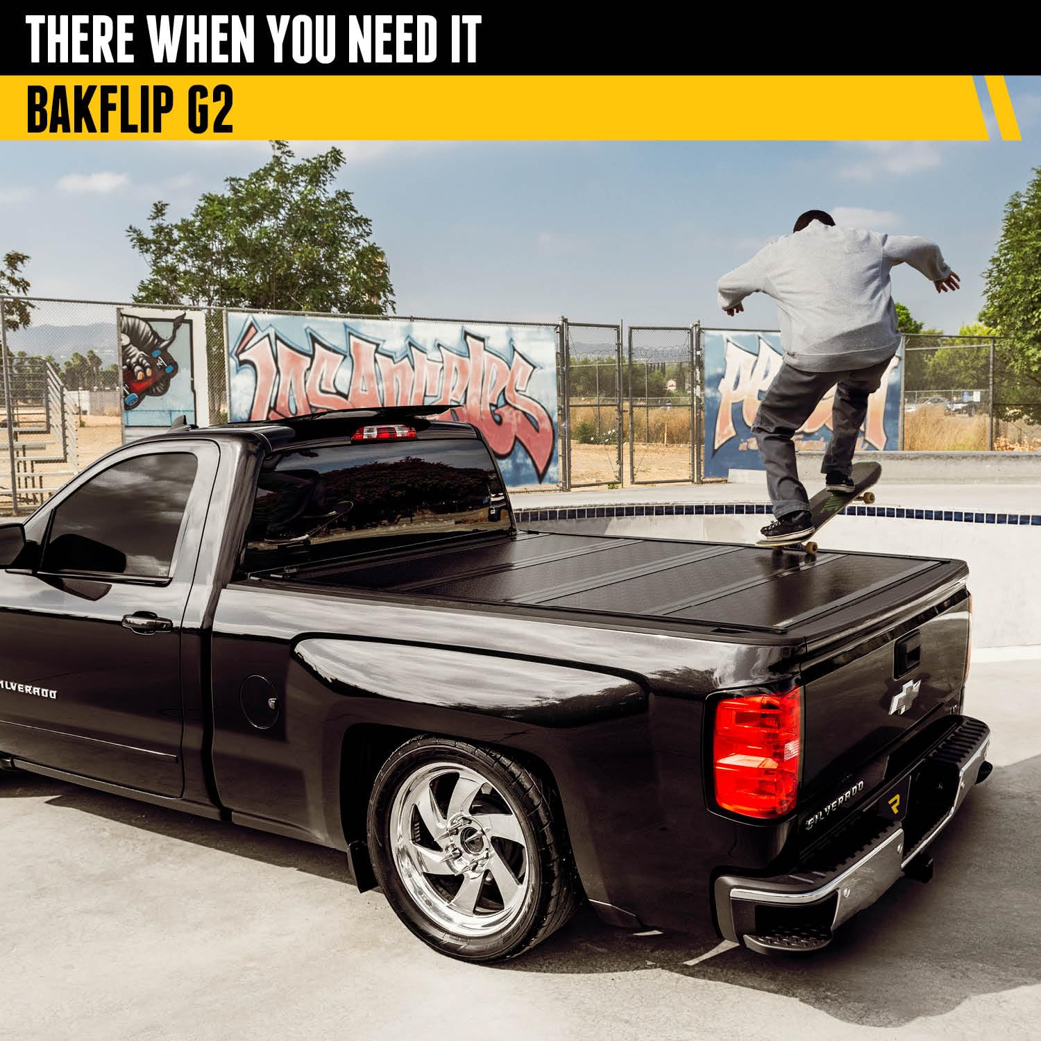 BAK BAKFlip G2 Hard Folding Truck Bed Tonneau Cover | RealTruck 226223 | Fits 2019 - 2025 Dodge Ram 1500, Does Not Fit w/ Multi-Function (Split) Tailgate 6' 4" Bed (76.3")