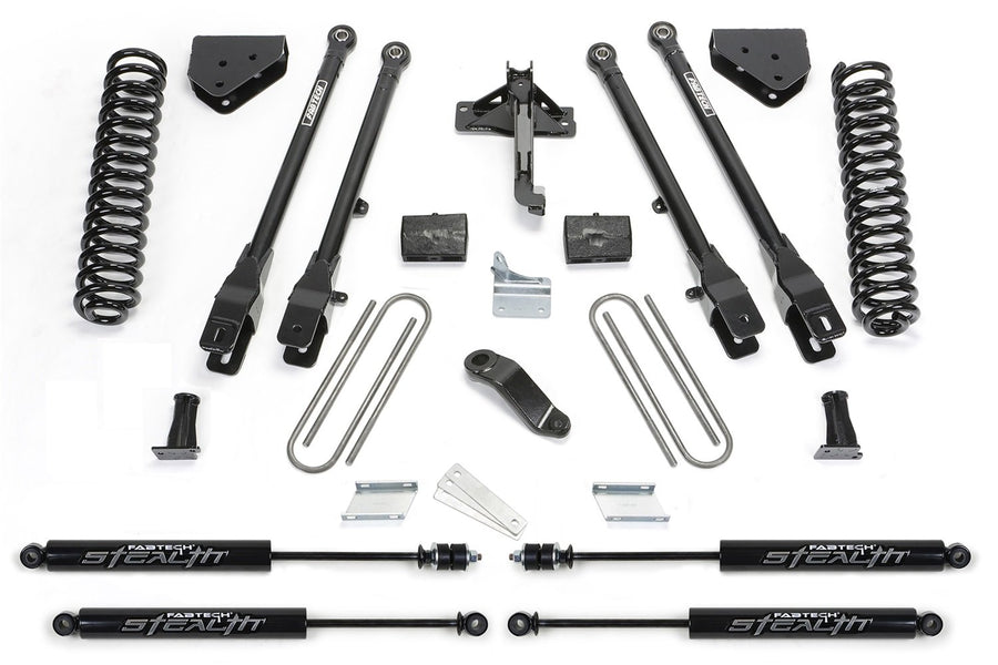 K2212M Fabtech 08-16 F250/f350 4wd 4in 4link Sys W/coils & Stealth