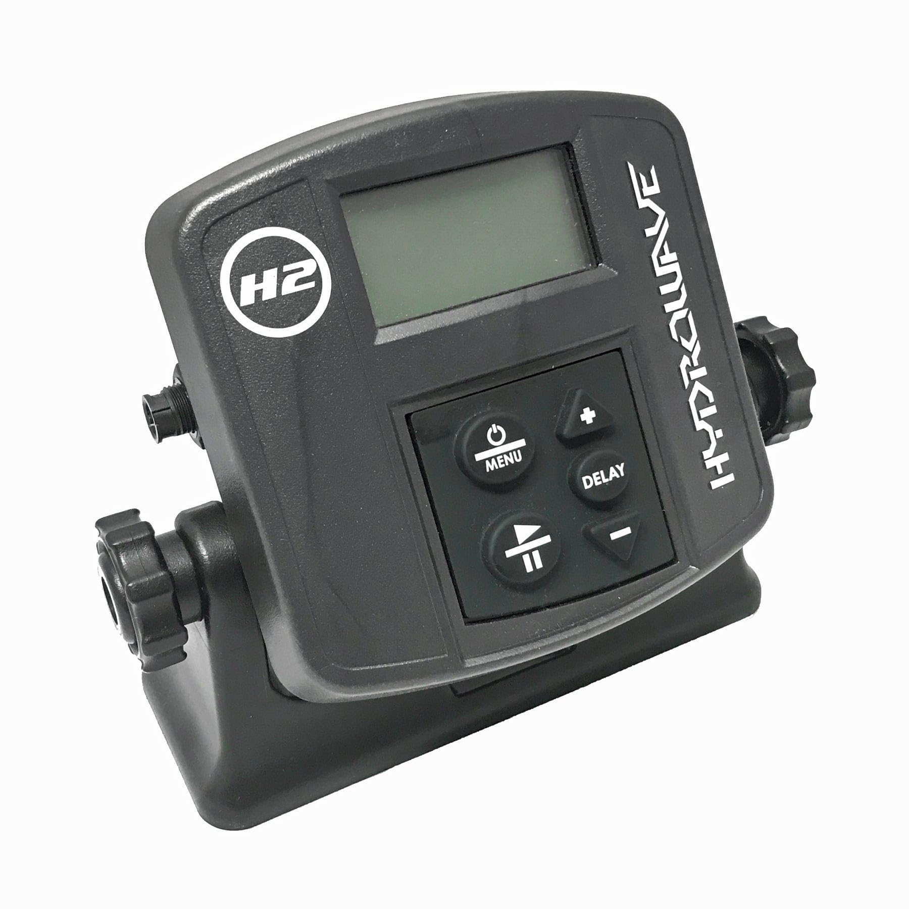 HydroWave H2 Fish Feeding Stimulator System Package - Waterproof Fishing Sound Device with 16-Bit Sound Quality, Underwater Sound Patterns Attract Bass, Crappie, Walleye - Black
