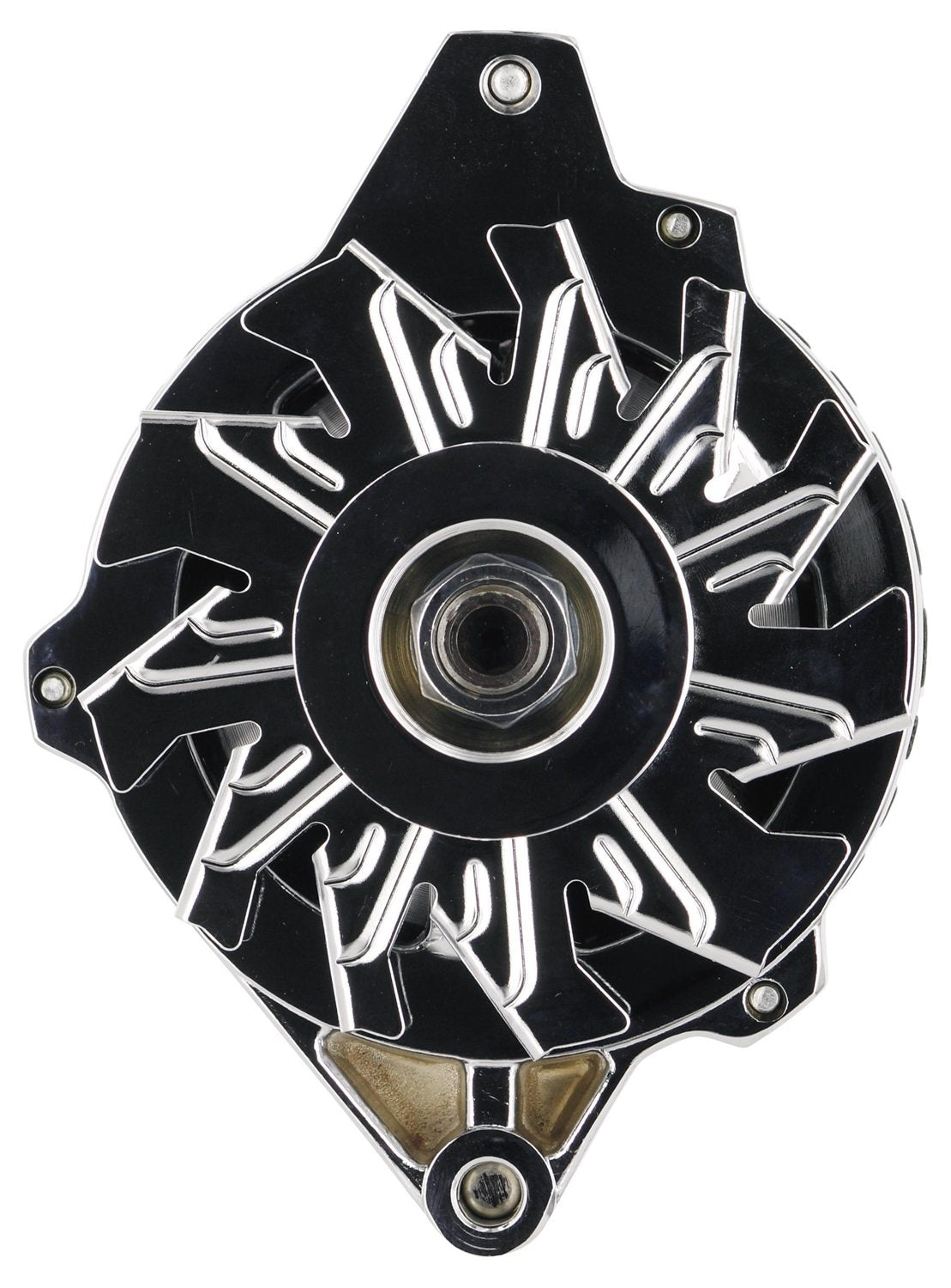 Chrome Powermaster 17802 Alternator (CS130 105A 6 Groove Pulley Mating 6.61" 1 Wire or OE Hookup)