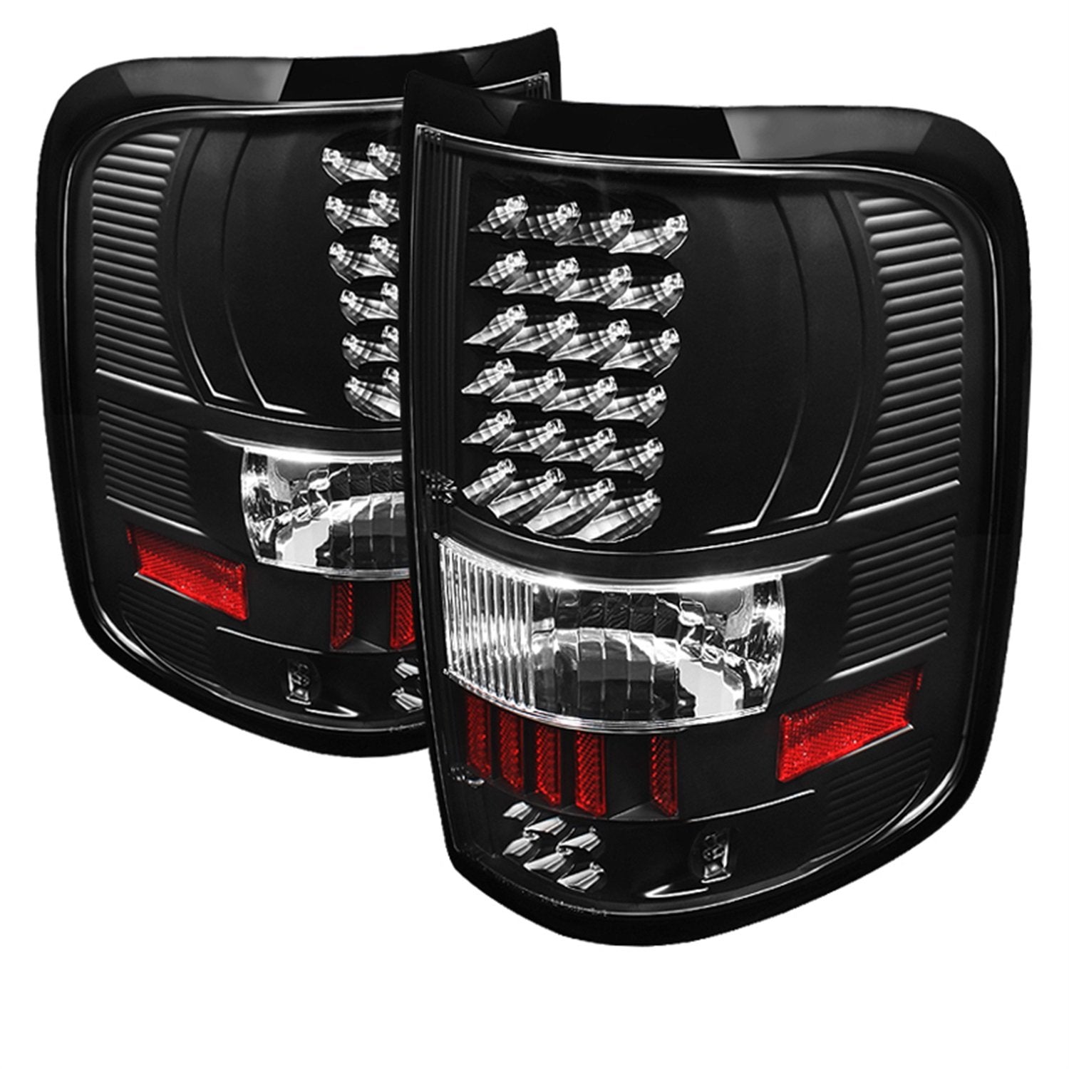 LED Tail Lights Xtune (ALT-ON-FF15004-LED-BK),Black