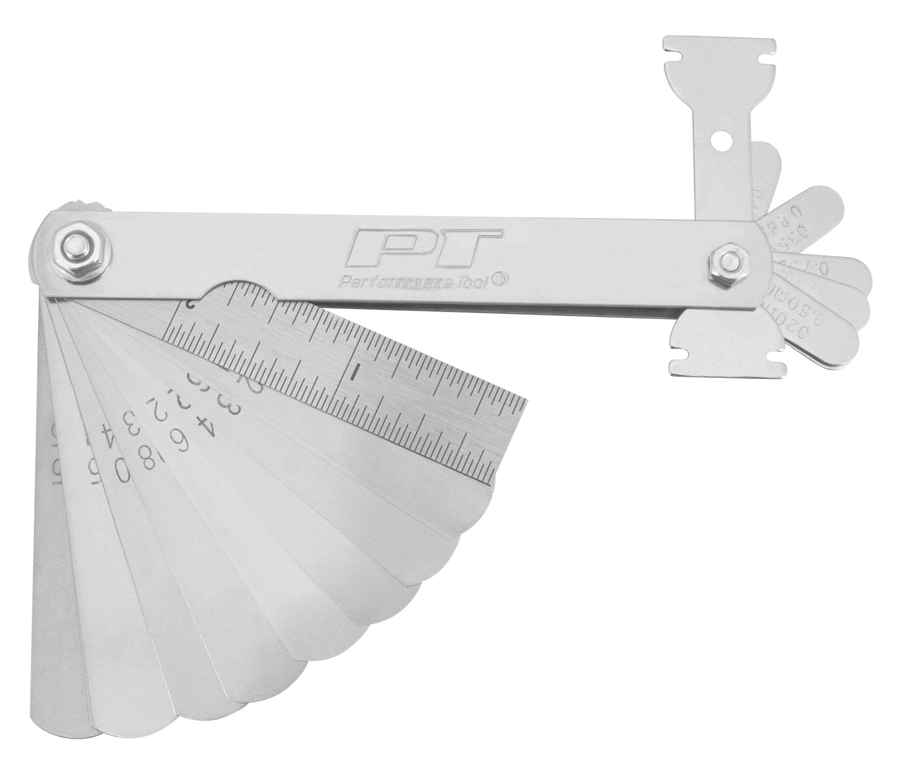 W129C Performance Tool 15-Blade Thickness Gauge for Accurate Measurements in Automotive, Industrial and DIY Applications