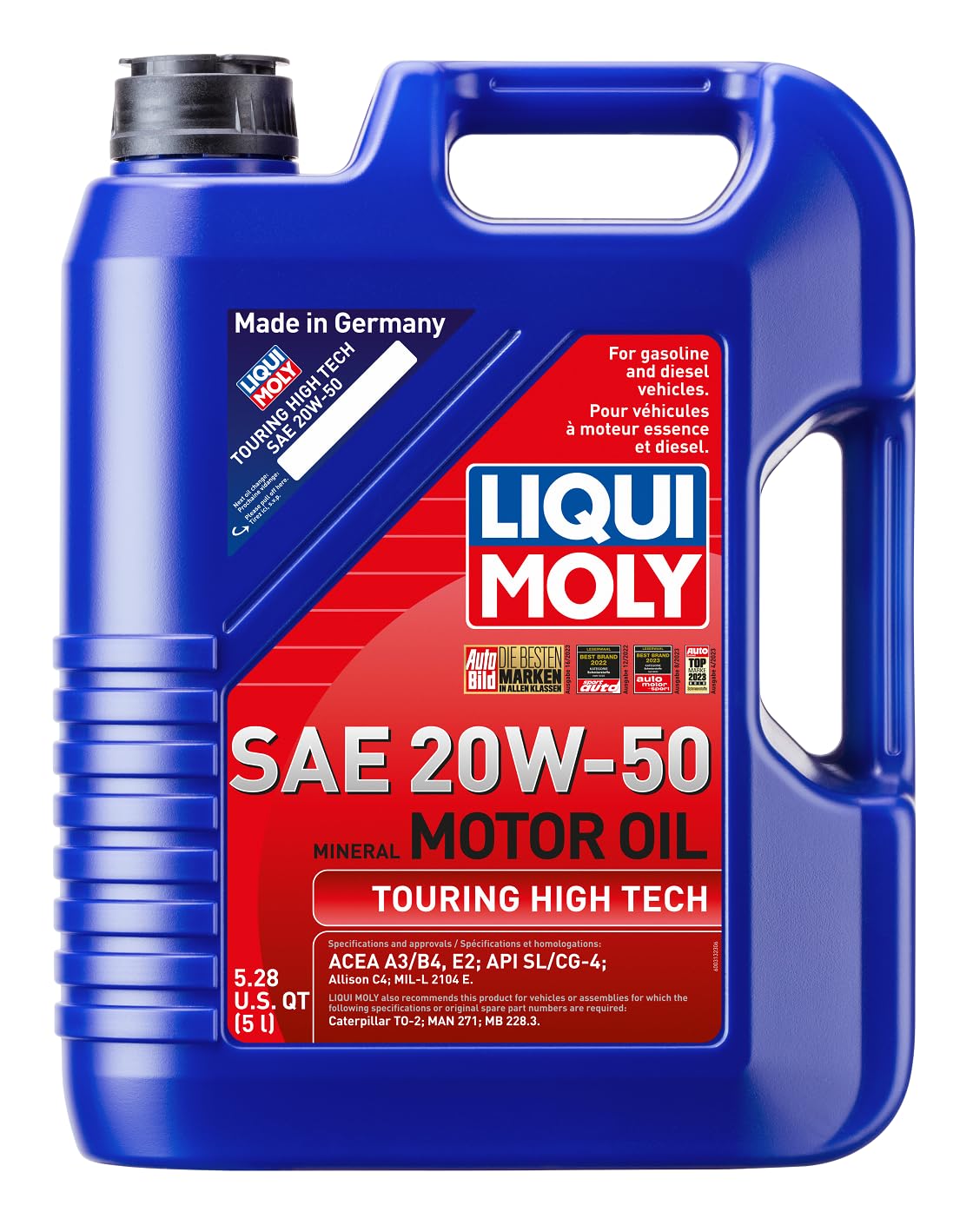 Liqui Moly High Tech Touring SAE 20W-50 | 5 L | Motor Oil | SKU: 20114