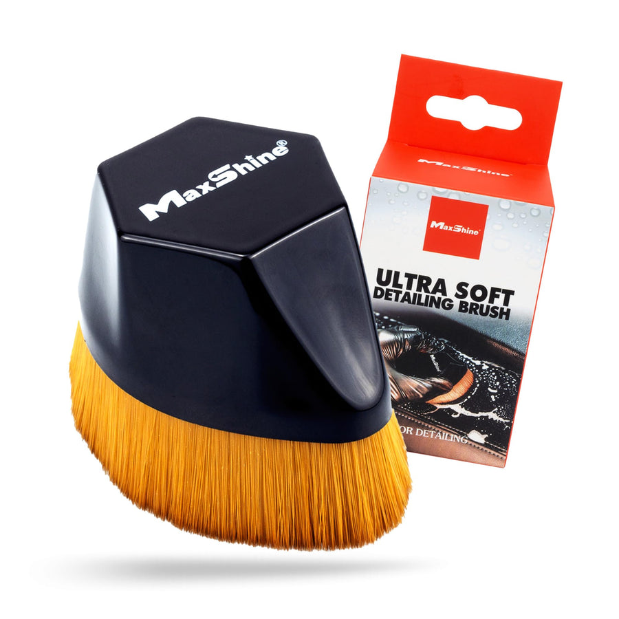 Maxshine Ultra Soft Small Universal Handled Brush – Super Soft Bristles – Professional Detailing Brush for Interior, Exterior, Leather Seats, Engine Bay & Wheels – Premium Car Care Tool